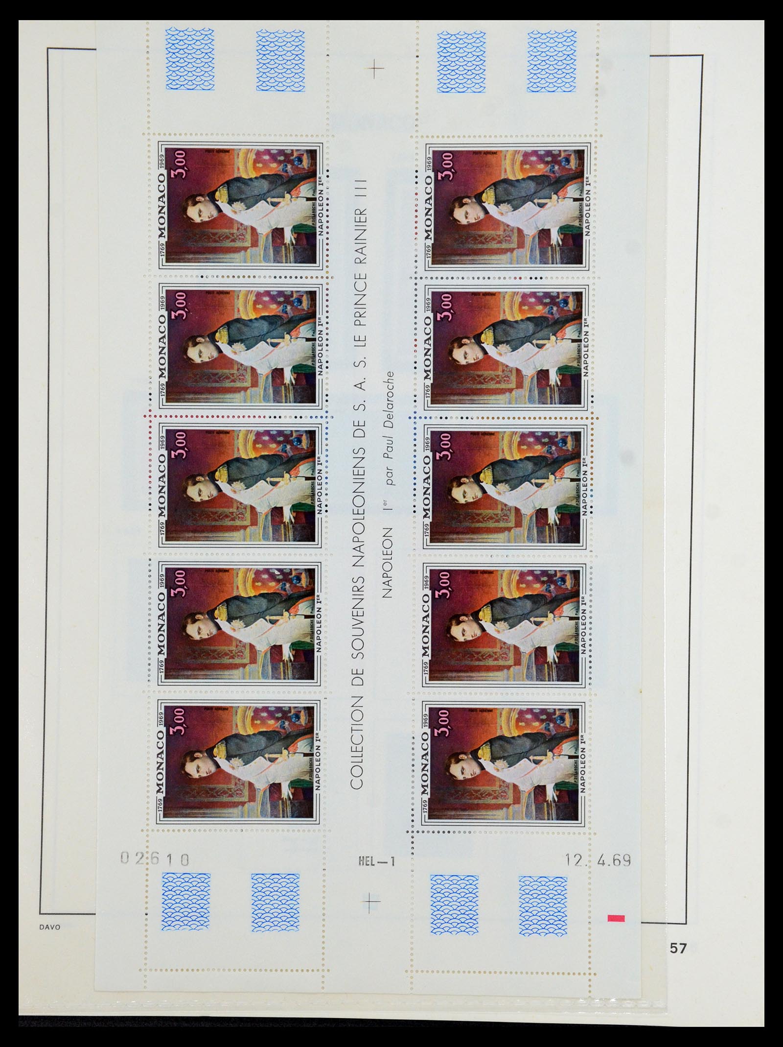 36389 058 - Postzegelverzameling 36389 Monaco 1885-2005.