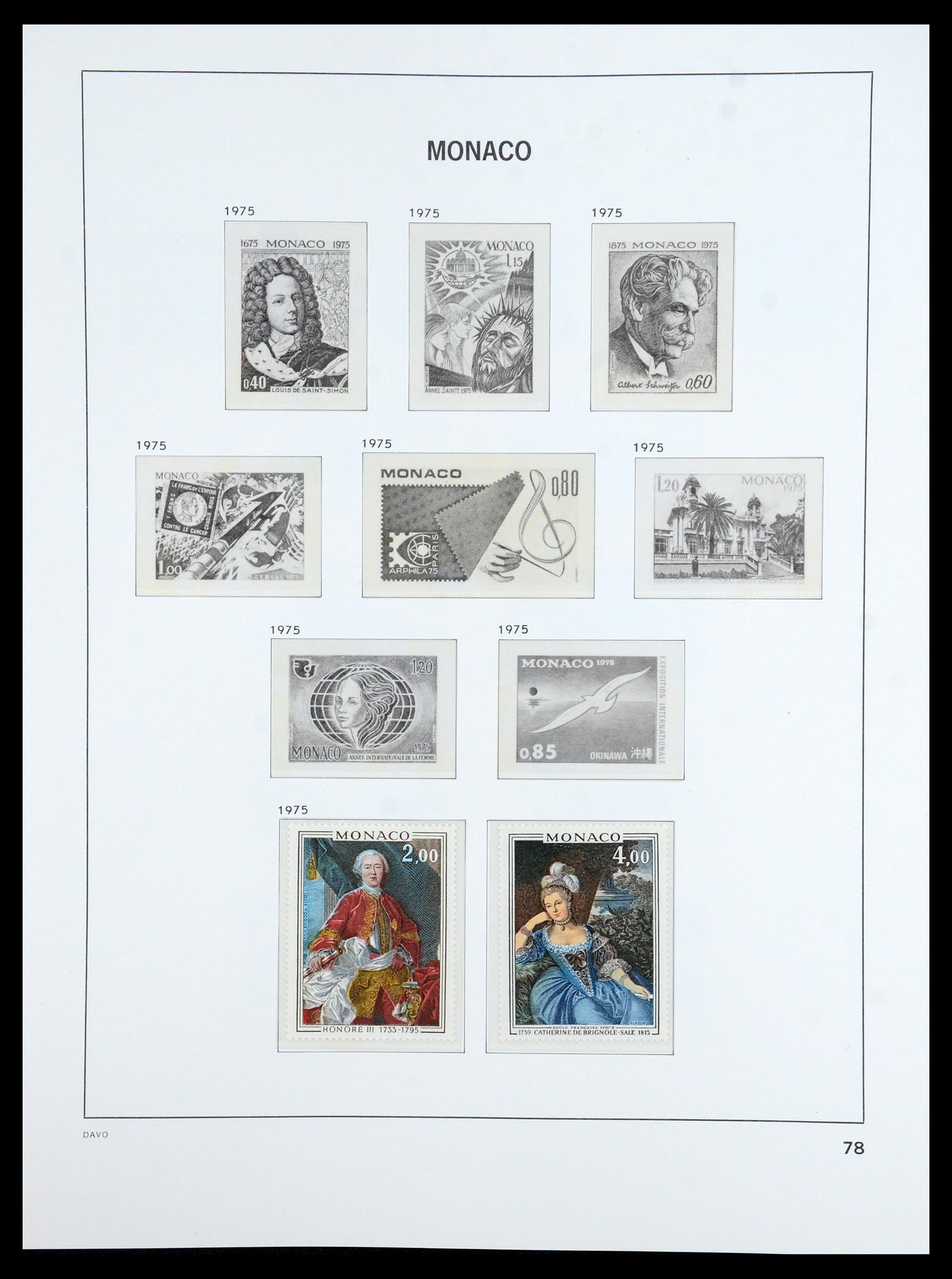36389 064 - Postzegelverzameling 36389 Monaco 1885-2005.
