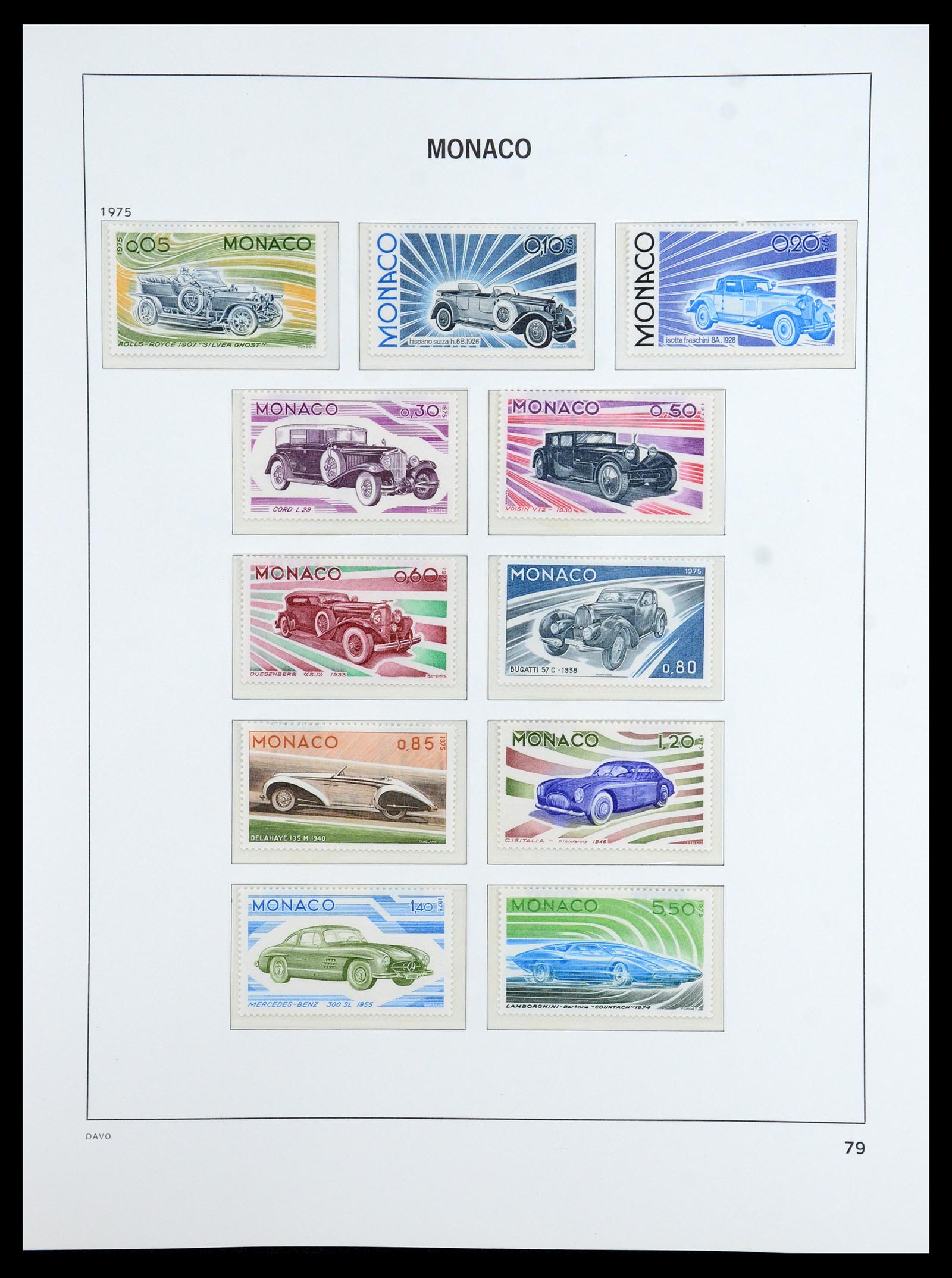 36389 065 - Postzegelverzameling 36389 Monaco 1885-2005.