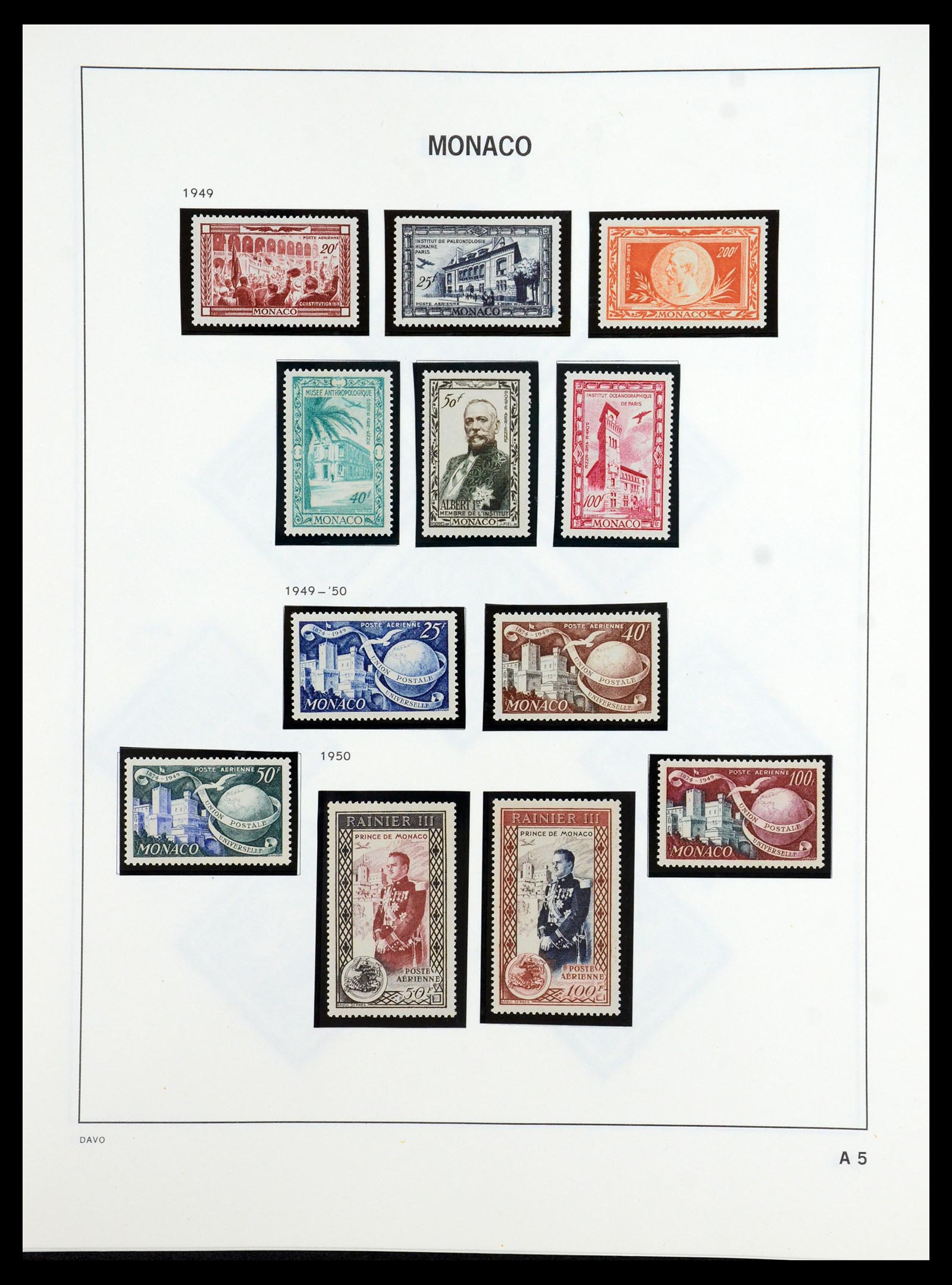 36389 071 - Postzegelverzameling 36389 Monaco 1885-2005.