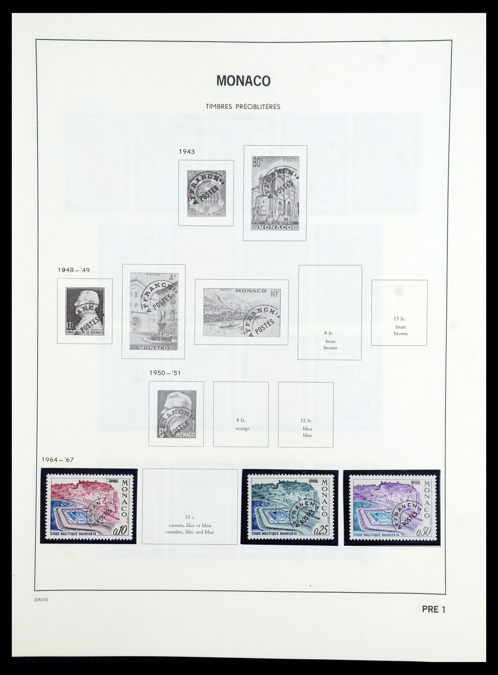 36389 078 - Postzegelverzameling 36389 Monaco 1885-2005.