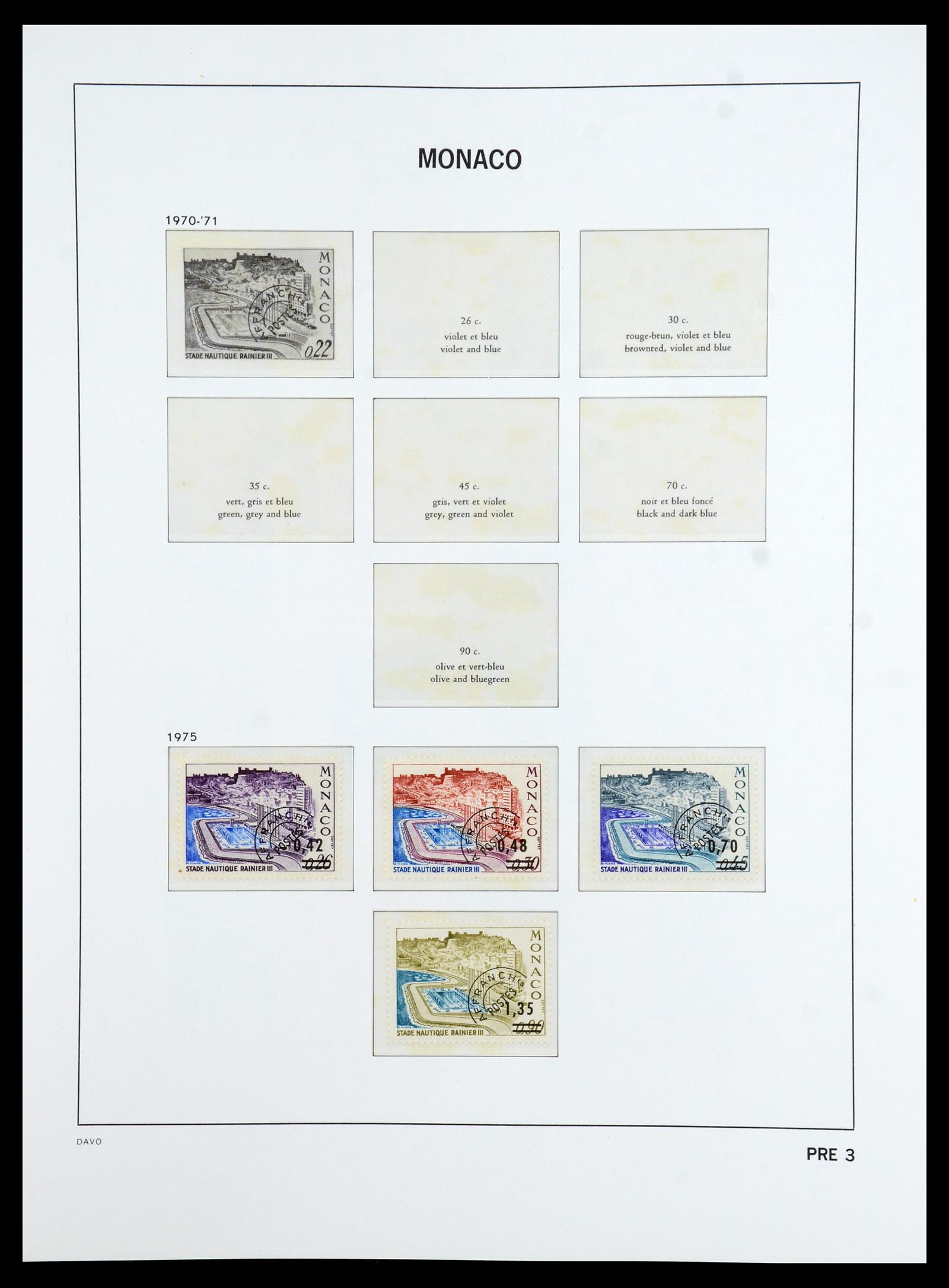 36389 080 - Postzegelverzameling 36389 Monaco 1885-2005.