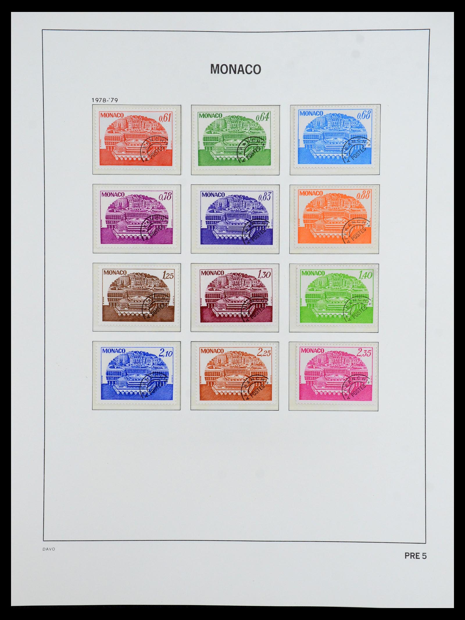 36389 082 - Postzegelverzameling 36389 Monaco 1885-2005.