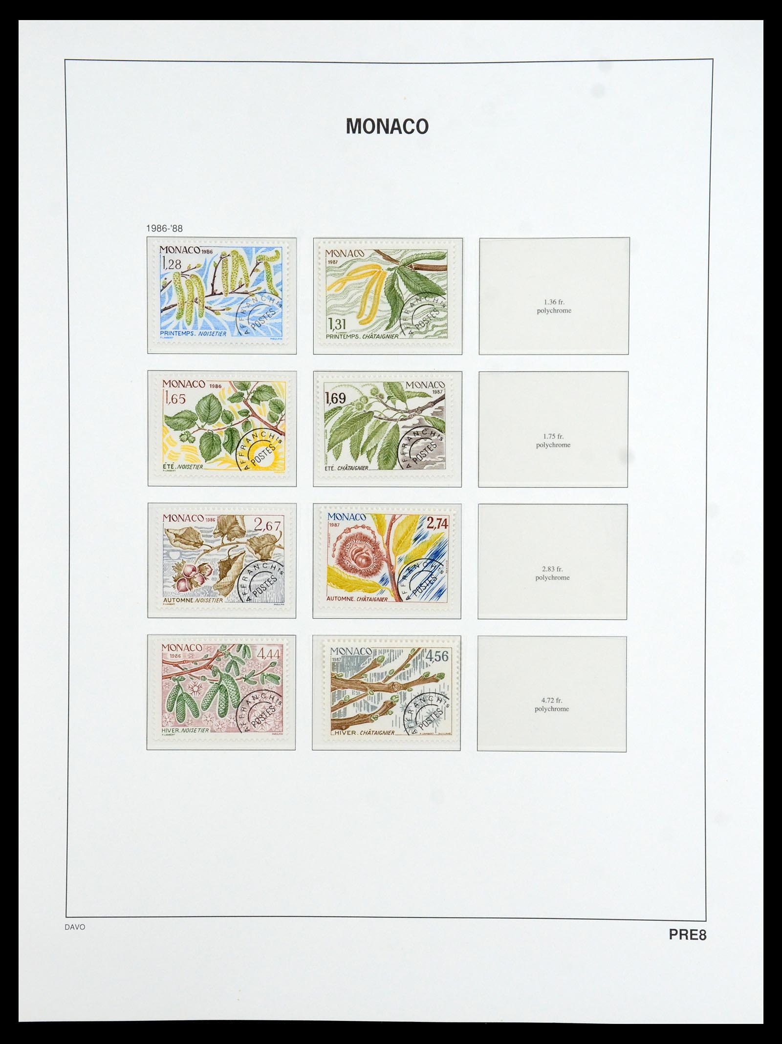 36389 085 - Postzegelverzameling 36389 Monaco 1885-2005.