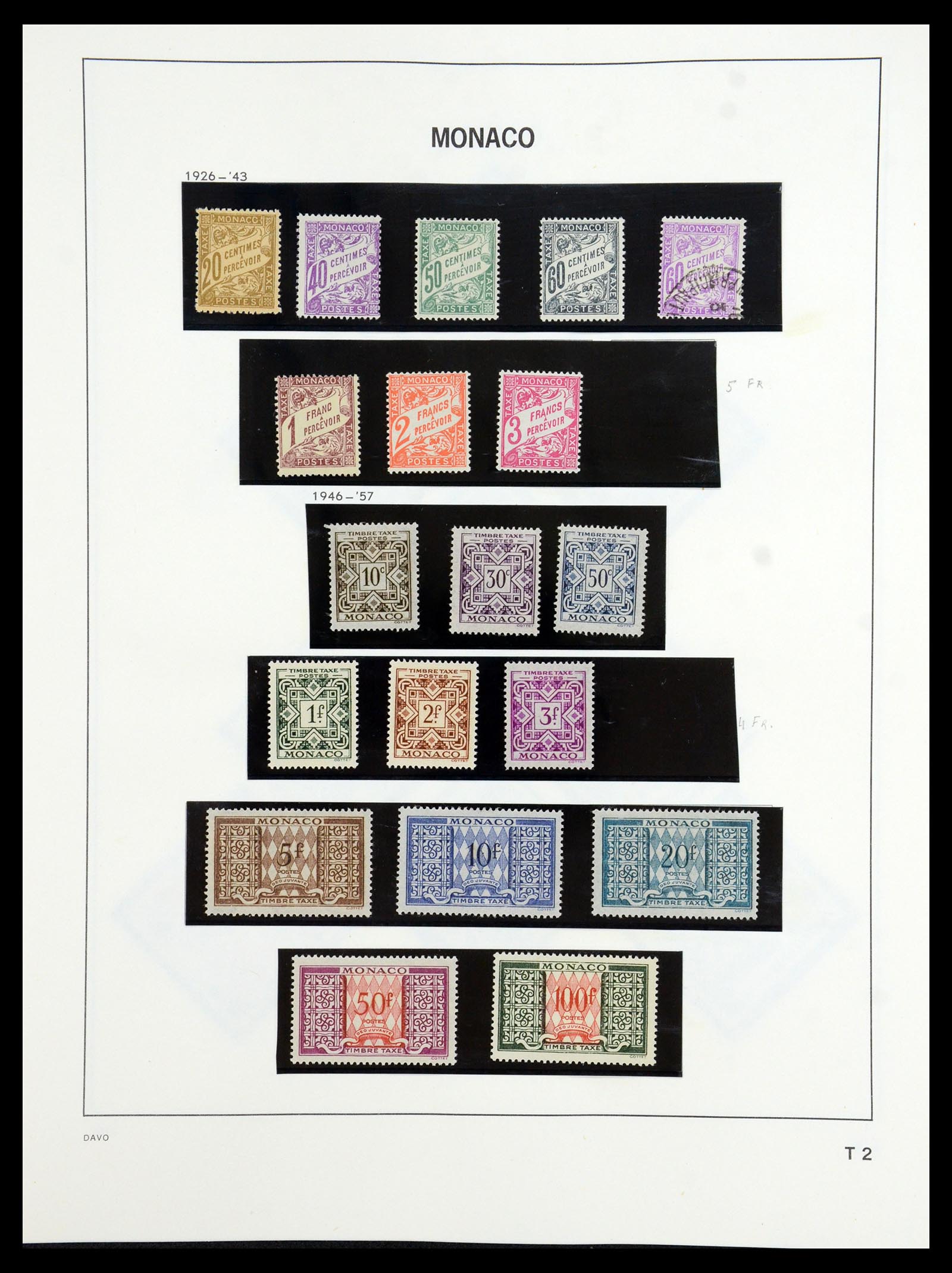 36389 087 - Postzegelverzameling 36389 Monaco 1885-2005.