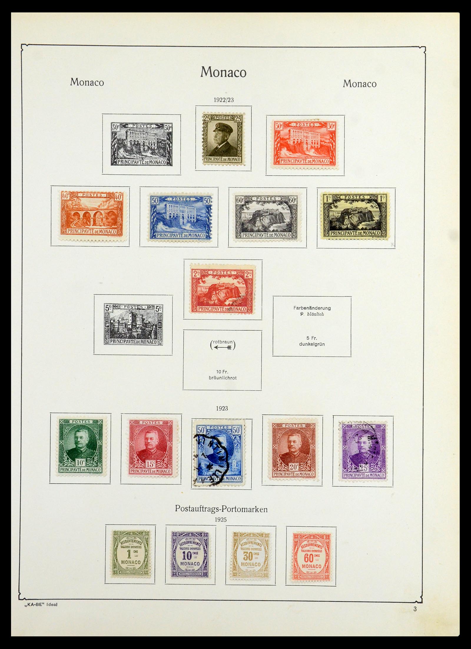 36389 095 - Postzegelverzameling 36389 Monaco 1885-2005.