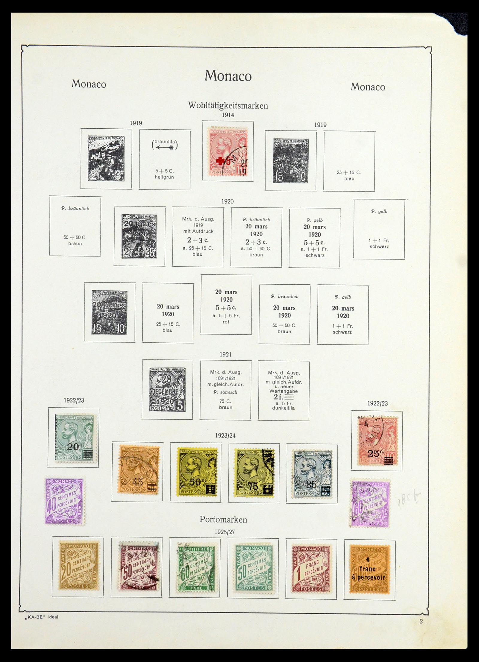 36389 097 - Postzegelverzameling 36389 Monaco 1885-2005.