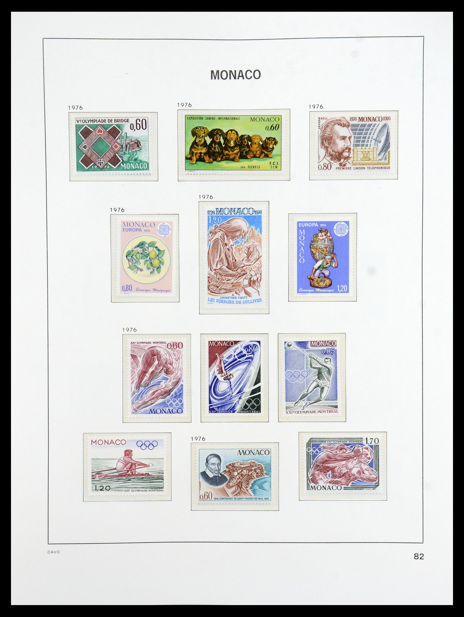 36389 100 - Postzegelverzameling 36389 Monaco 1885-2005.