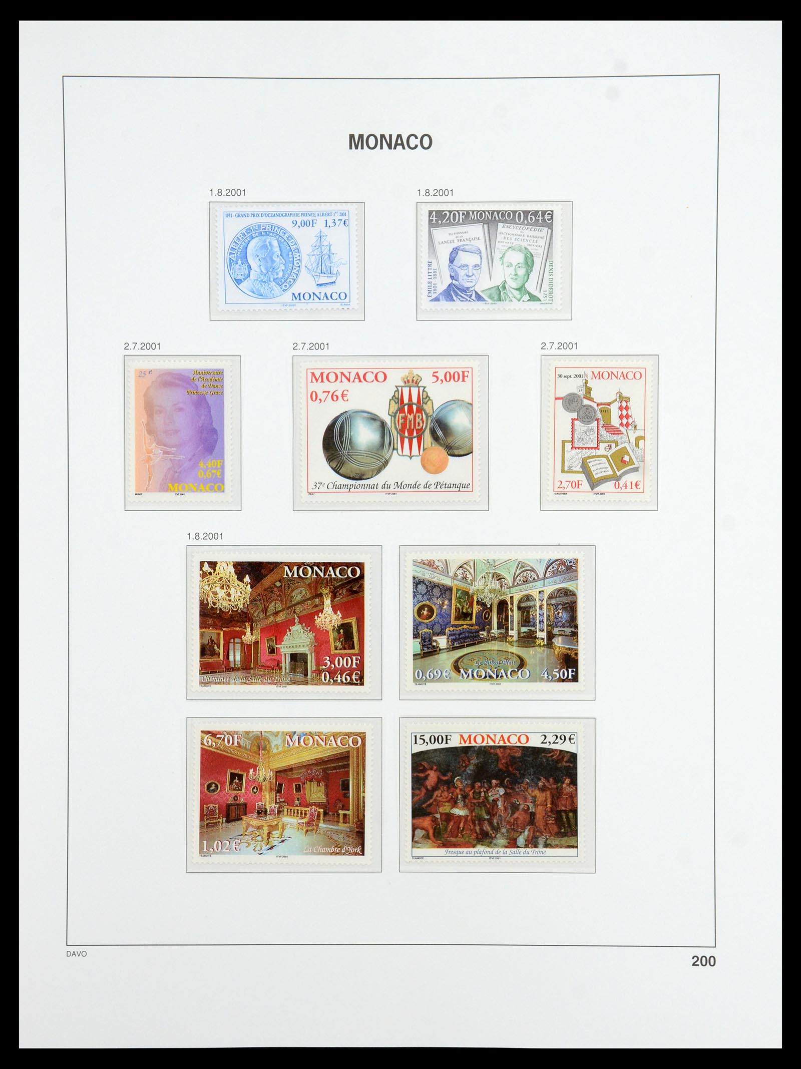 36389 262 - Postzegelverzameling 36389 Monaco 1885-2005.