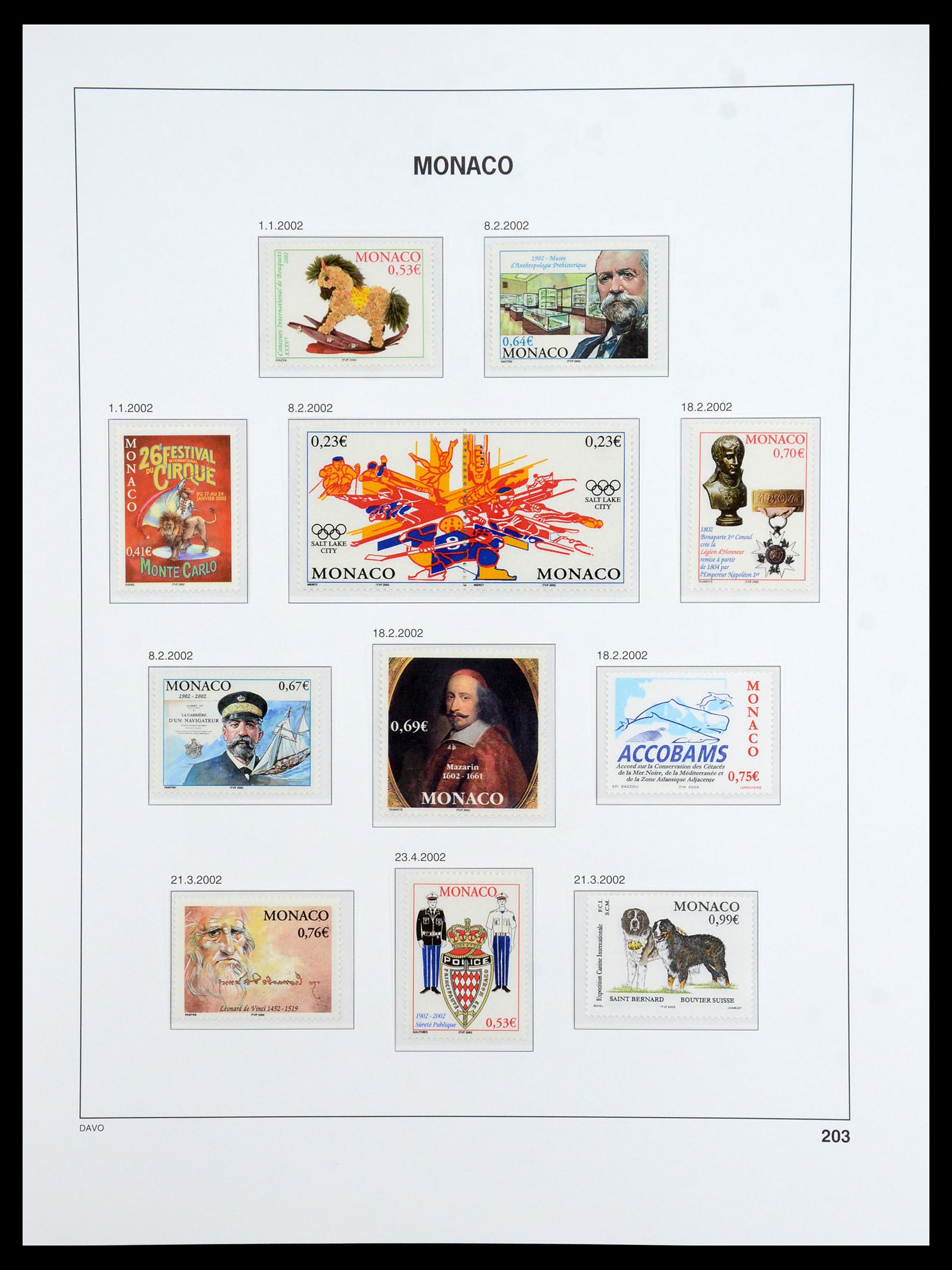 36389 265 - Postzegelverzameling 36389 Monaco 1885-2005.