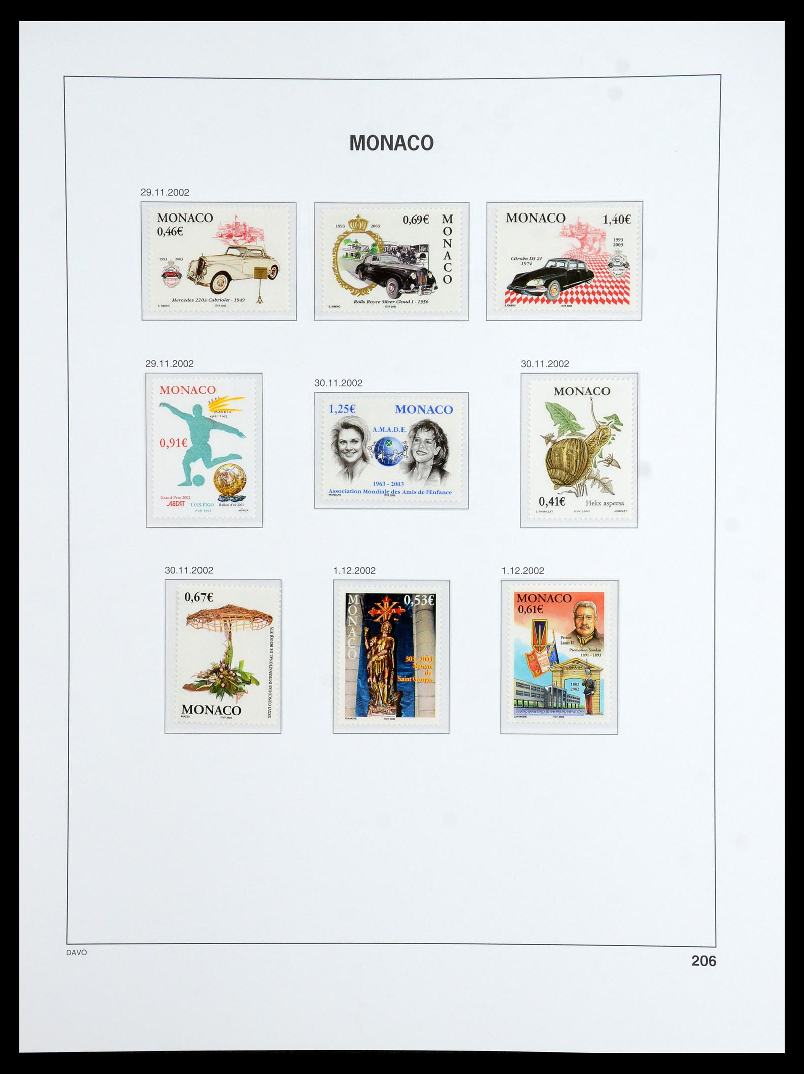 36389 268 - Postzegelverzameling 36389 Monaco 1885-2005.