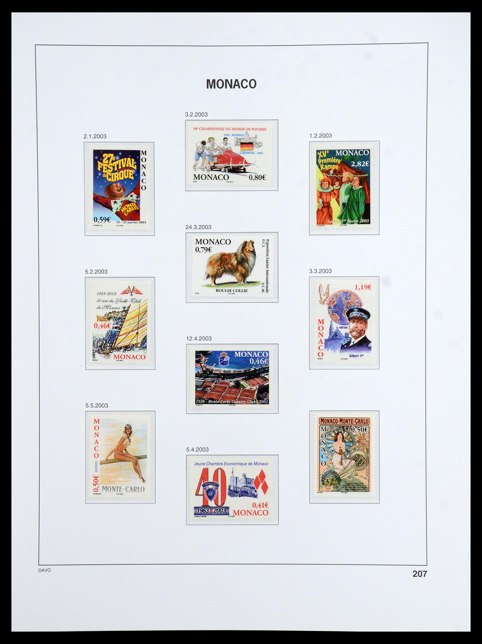 36389 270 - Postzegelverzameling 36389 Monaco 1885-2005.
