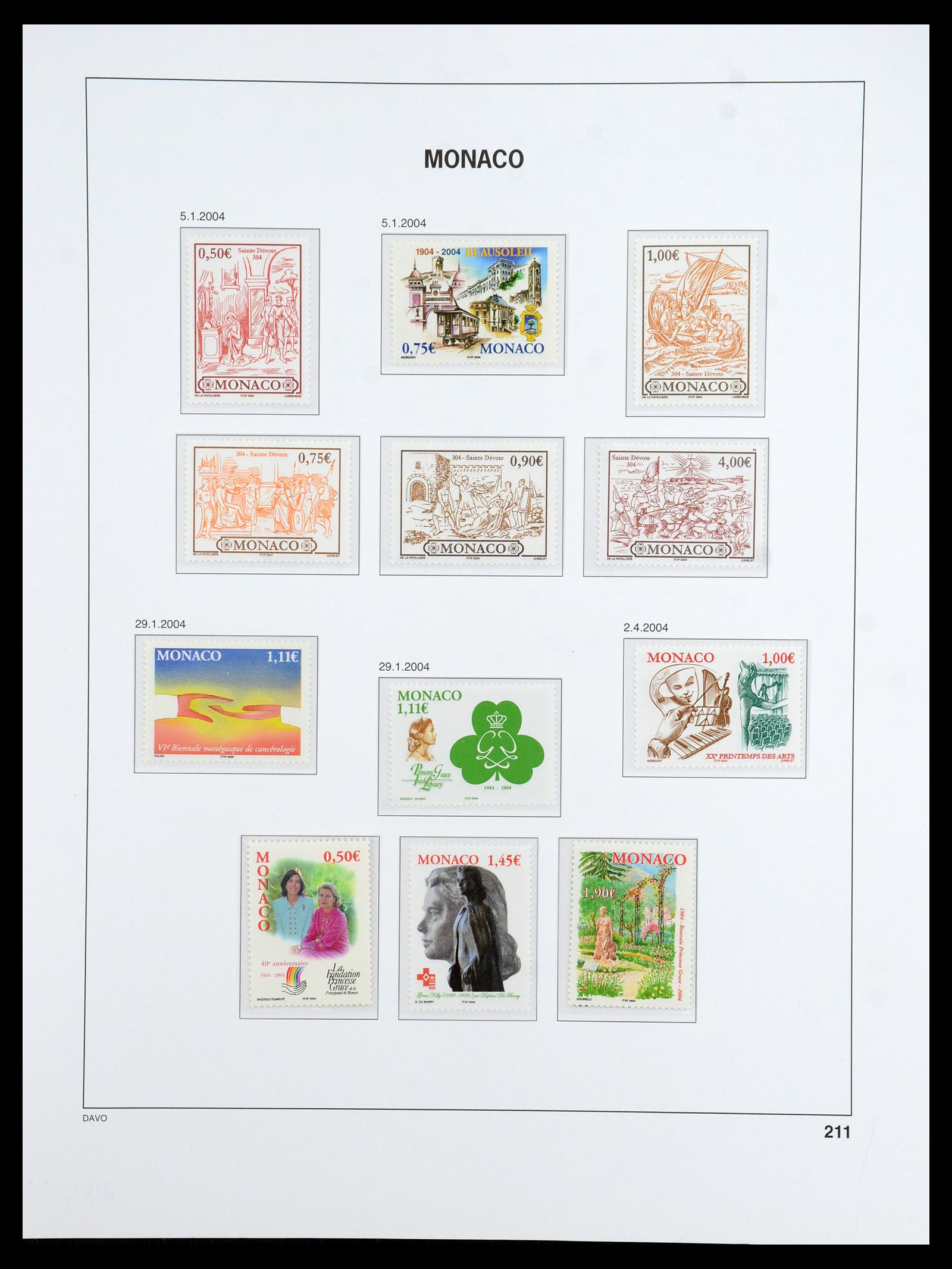 36389 274 - Postzegelverzameling 36389 Monaco 1885-2005.
