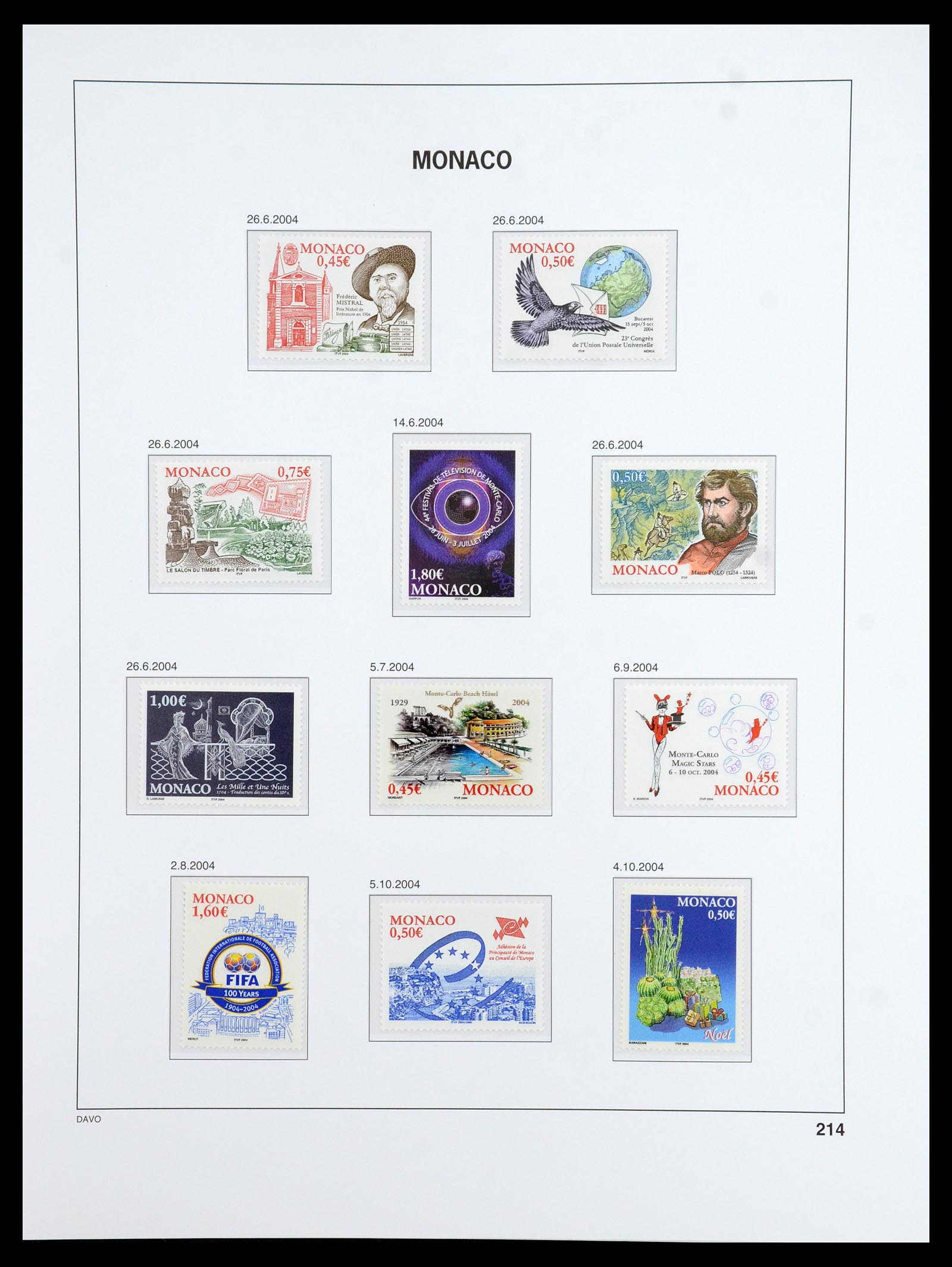 36389 277 - Postzegelverzameling 36389 Monaco 1885-2005.