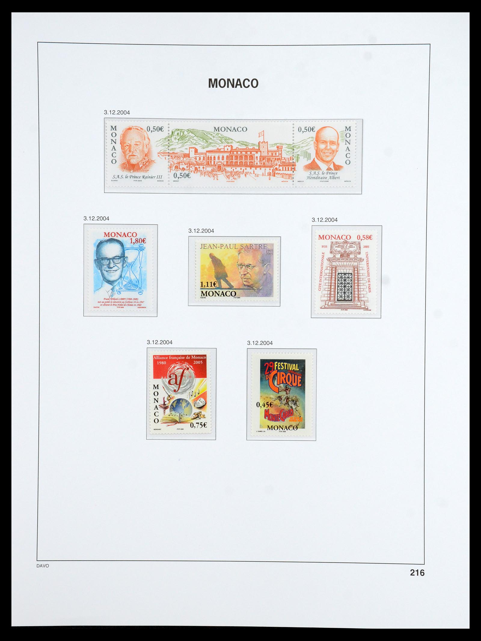 36389 279 - Postzegelverzameling 36389 Monaco 1885-2005.