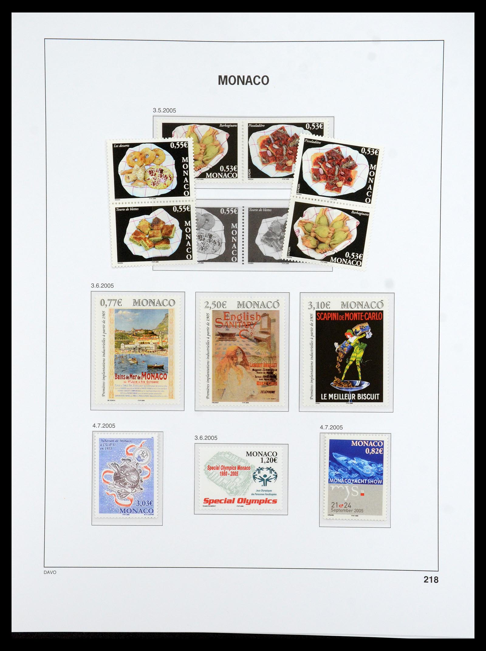 36389 281 - Postzegelverzameling 36389 Monaco 1885-2005.