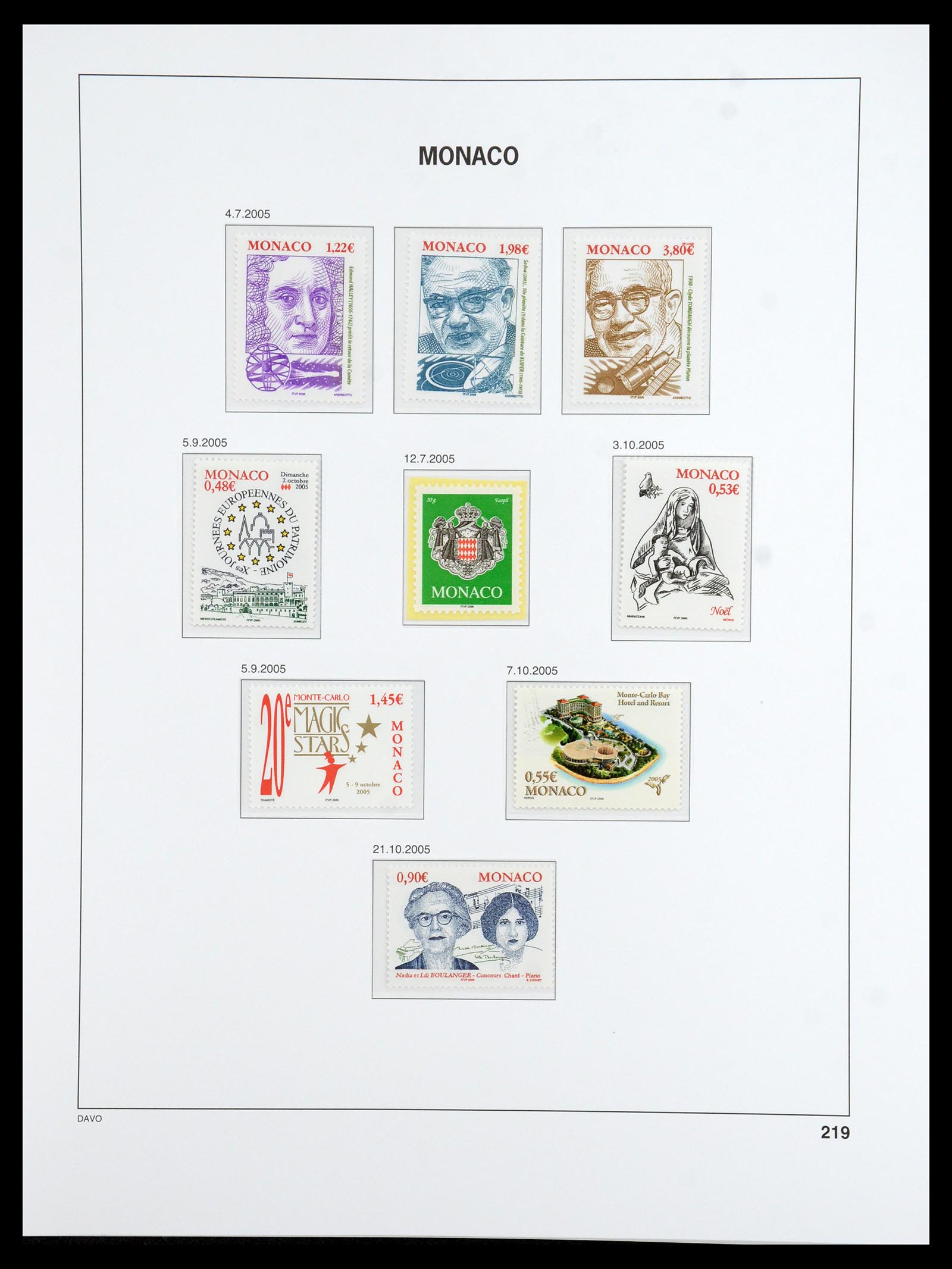 36389 282 - Postzegelverzameling 36389 Monaco 1885-2005.