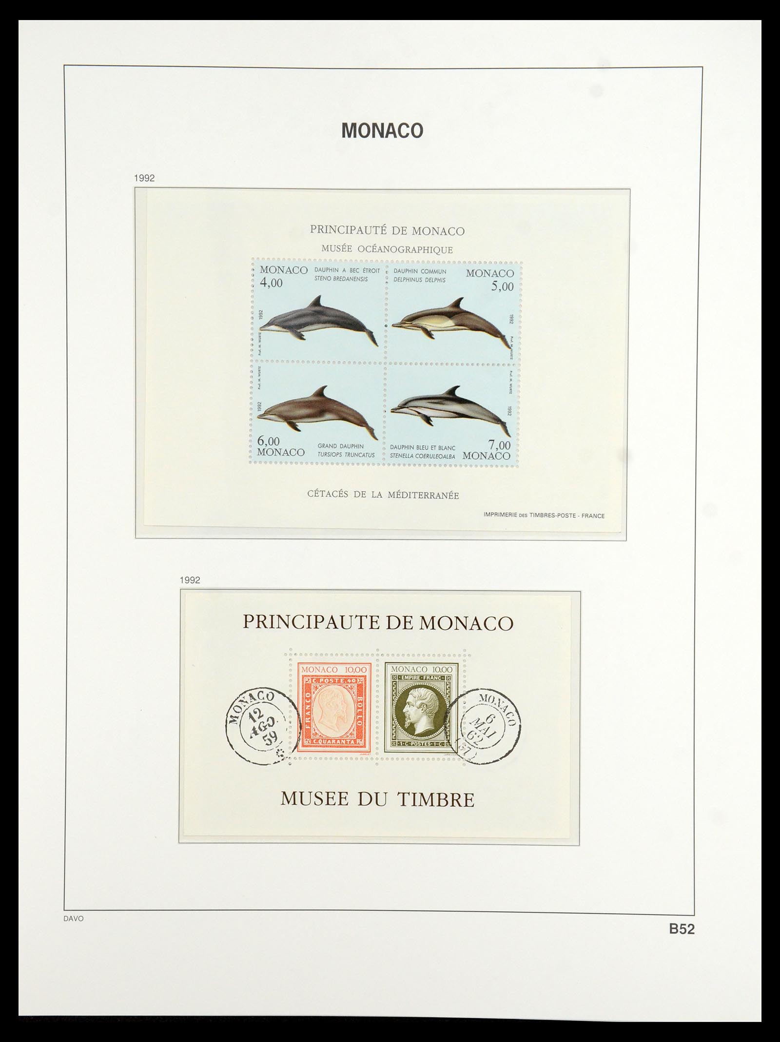 36389 284 - Postzegelverzameling 36389 Monaco 1885-2005.