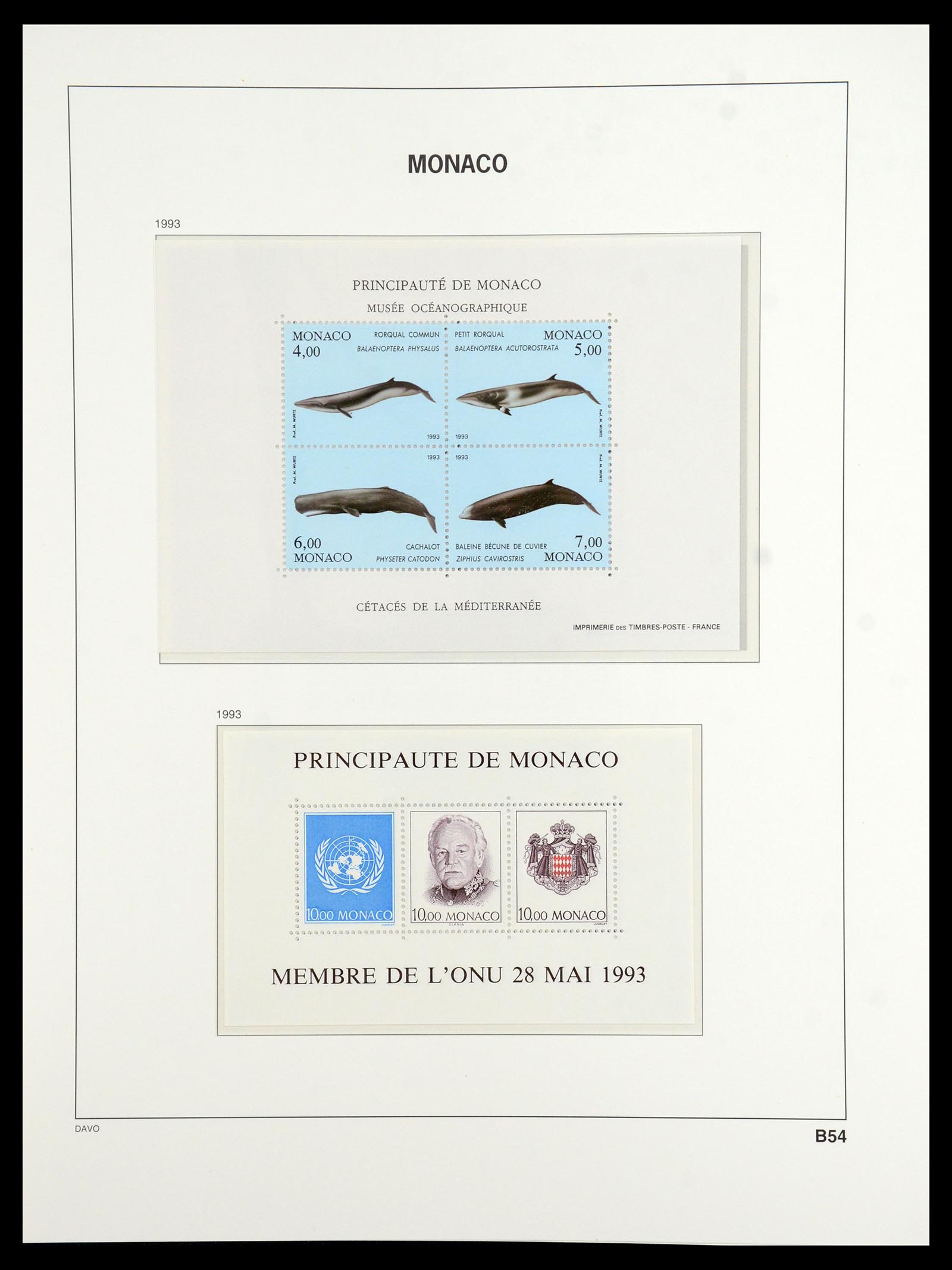 36389 286 - Postzegelverzameling 36389 Monaco 1885-2005.