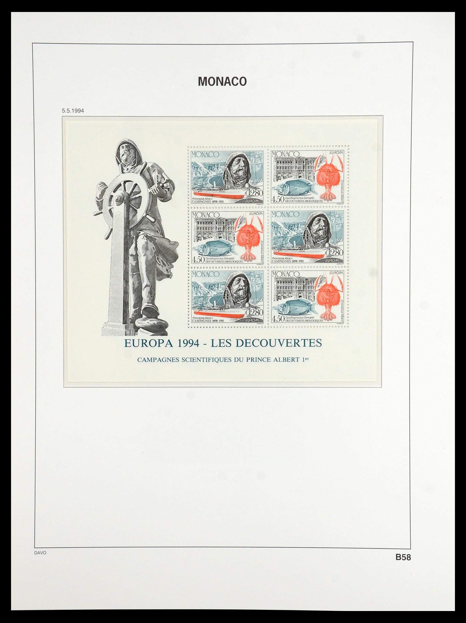 36389 290 - Postzegelverzameling 36389 Monaco 1885-2005.