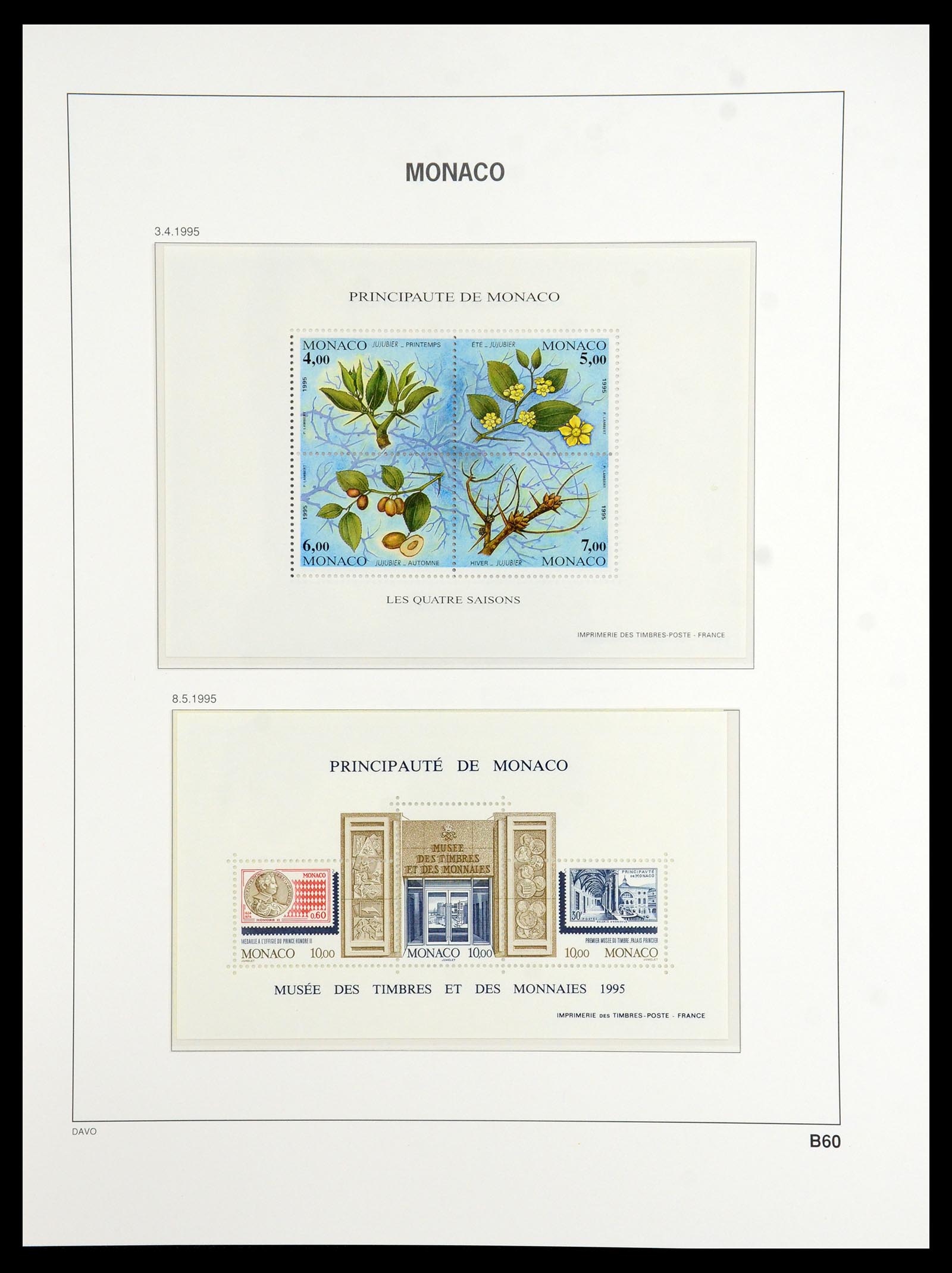 36389 292 - Postzegelverzameling 36389 Monaco 1885-2005.