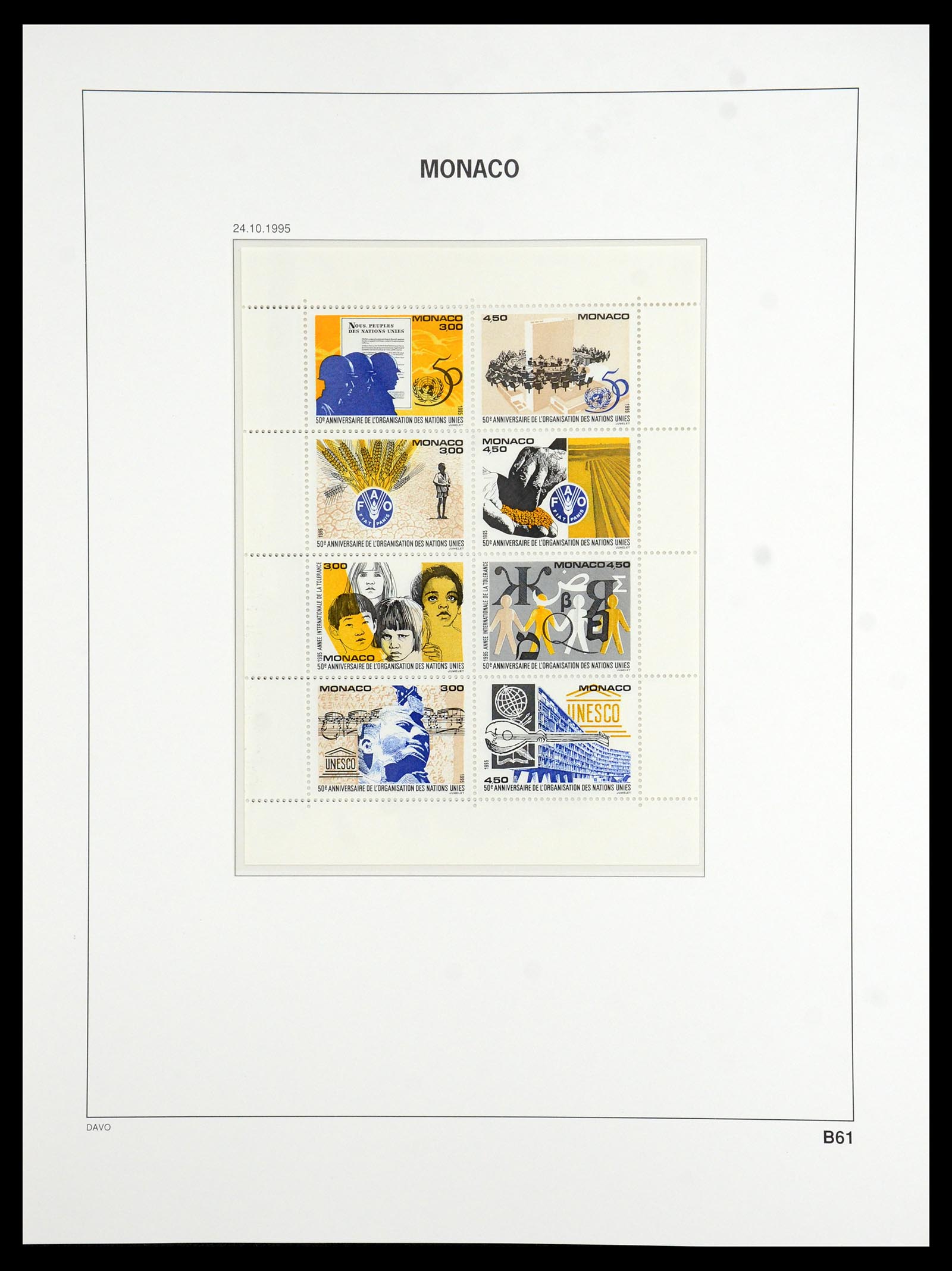 36389 293 - Postzegelverzameling 36389 Monaco 1885-2005.