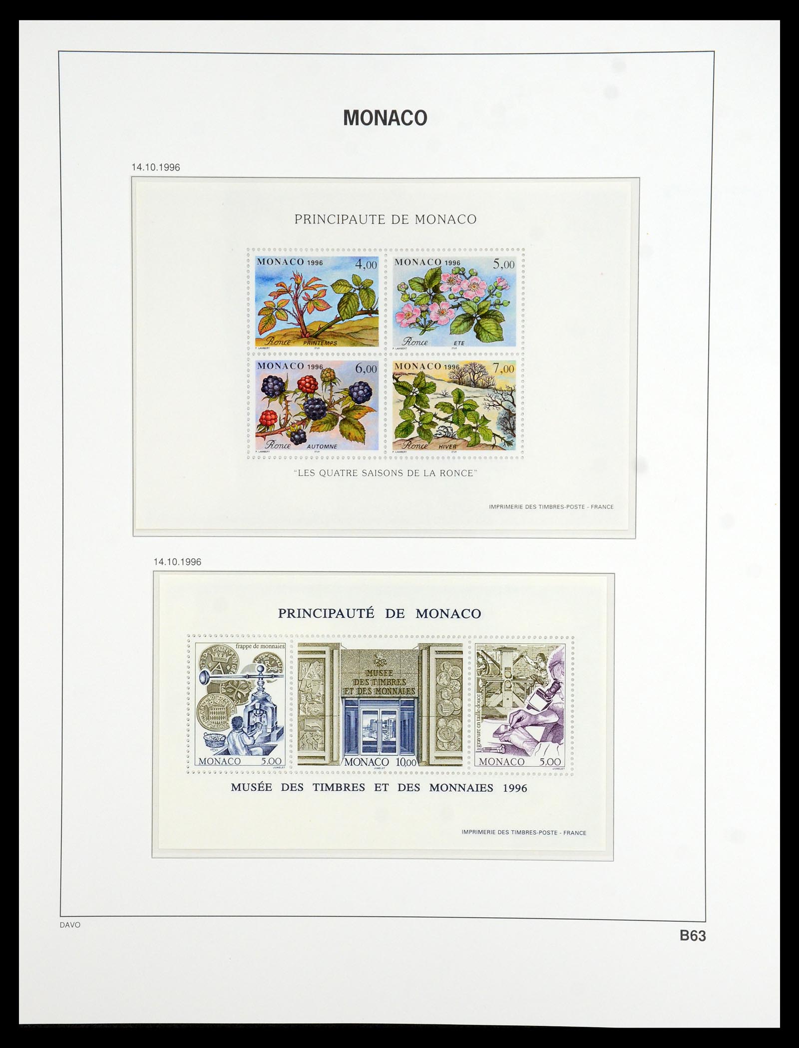 36389 295 - Postzegelverzameling 36389 Monaco 1885-2005.