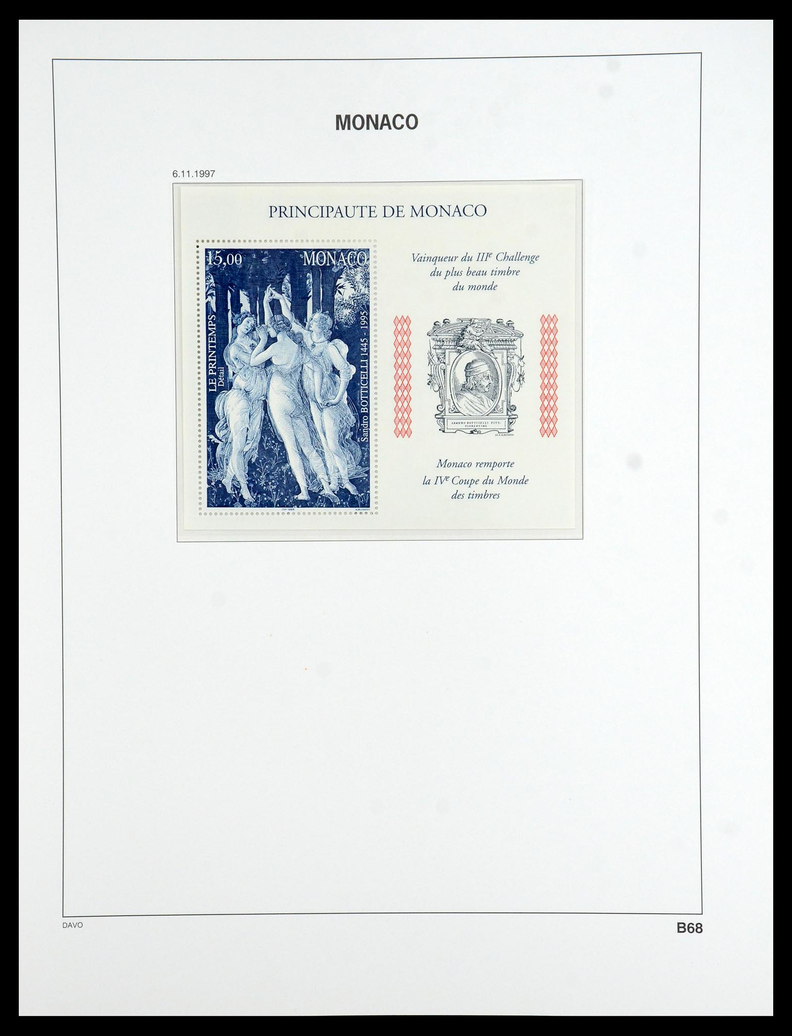 36389 300 - Postzegelverzameling 36389 Monaco 1885-2005.