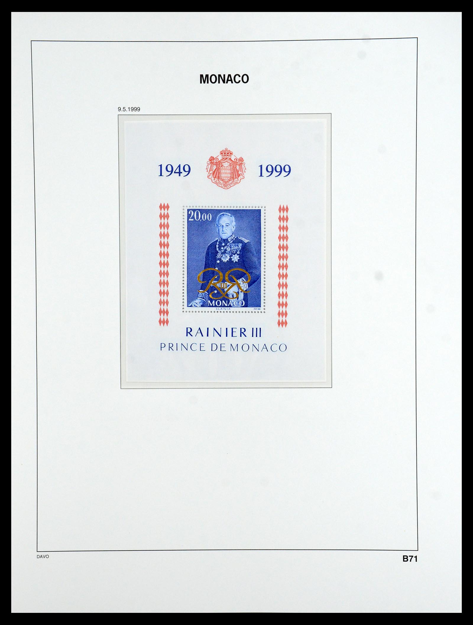 36389 303 - Postzegelverzameling 36389 Monaco 1885-2005.