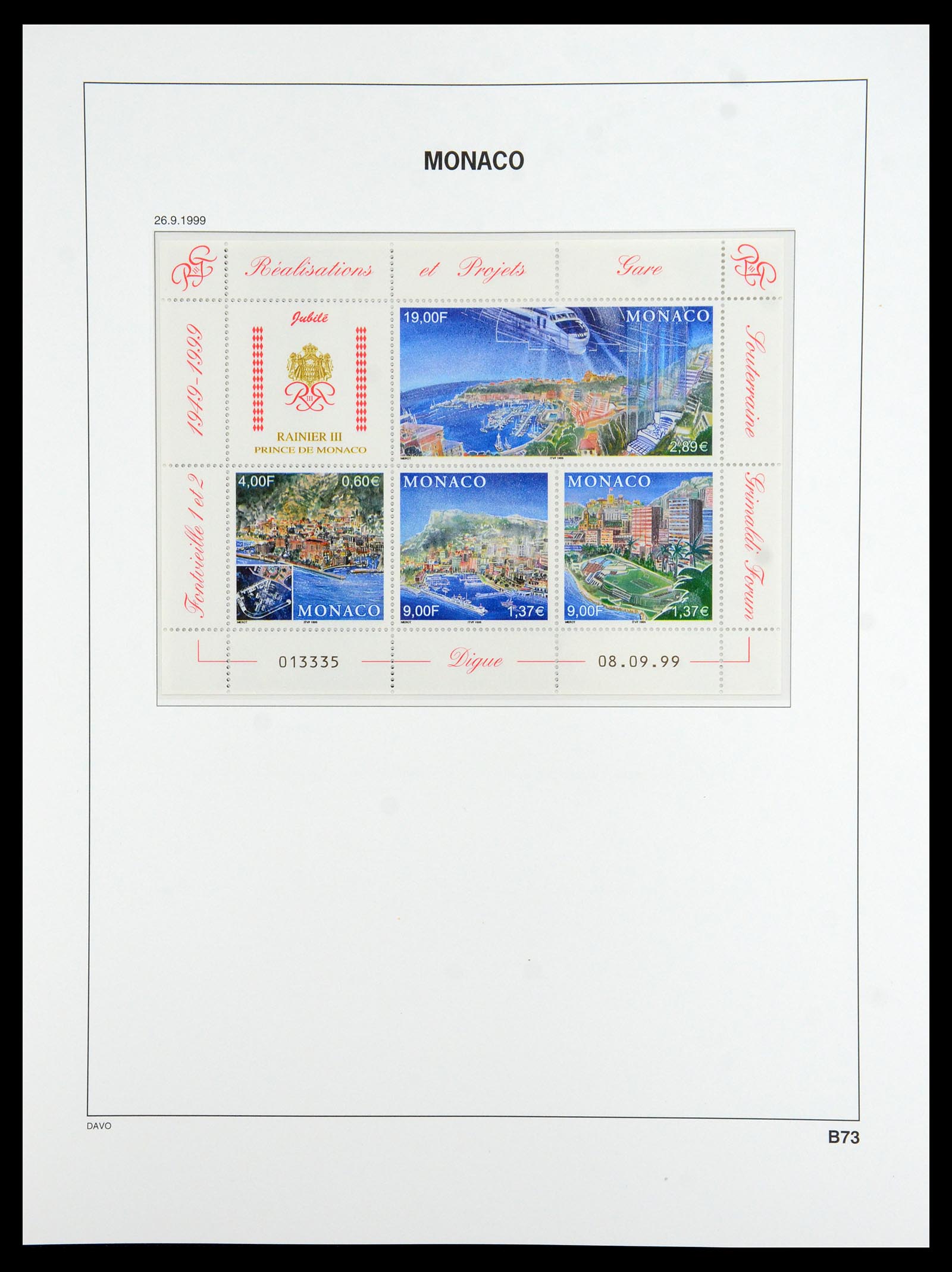 36389 305 - Postzegelverzameling 36389 Monaco 1885-2005.