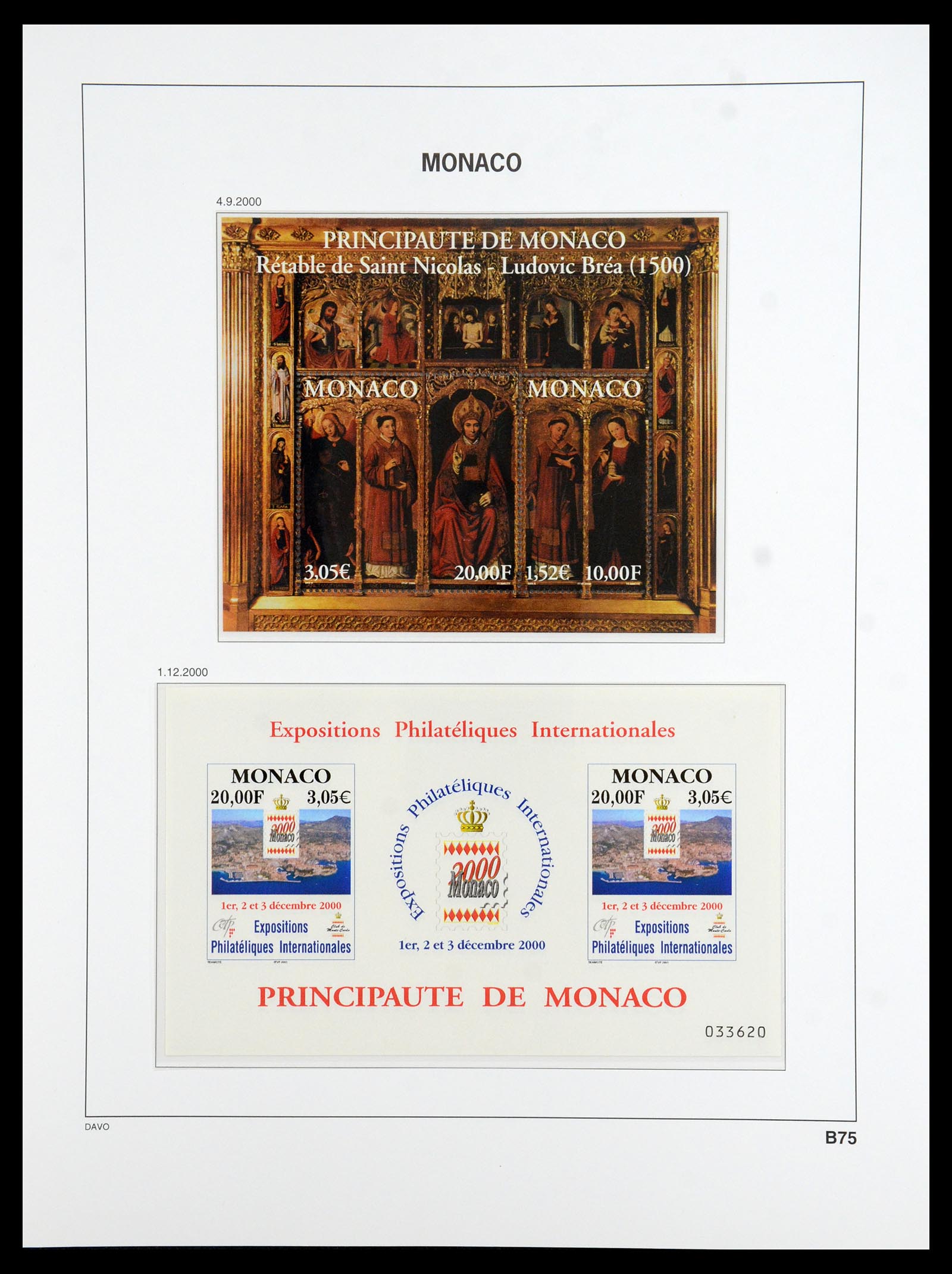 36389 307 - Postzegelverzameling 36389 Monaco 1885-2005.