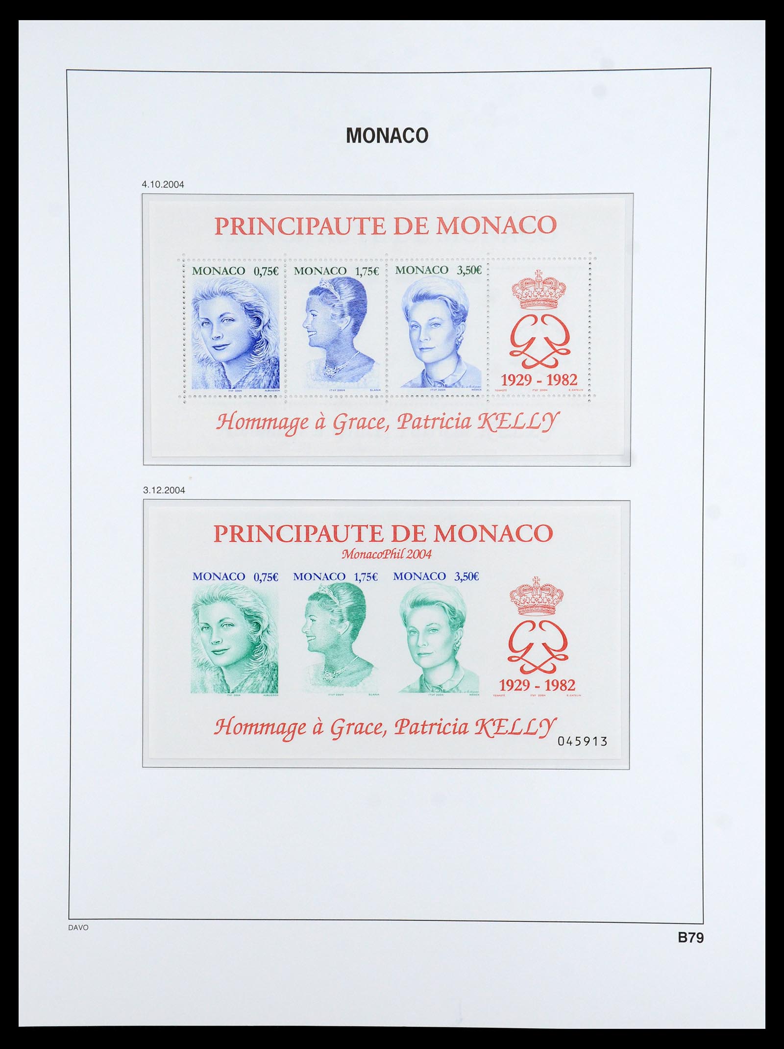 36389 311 - Postzegelverzameling 36389 Monaco 1885-2005.