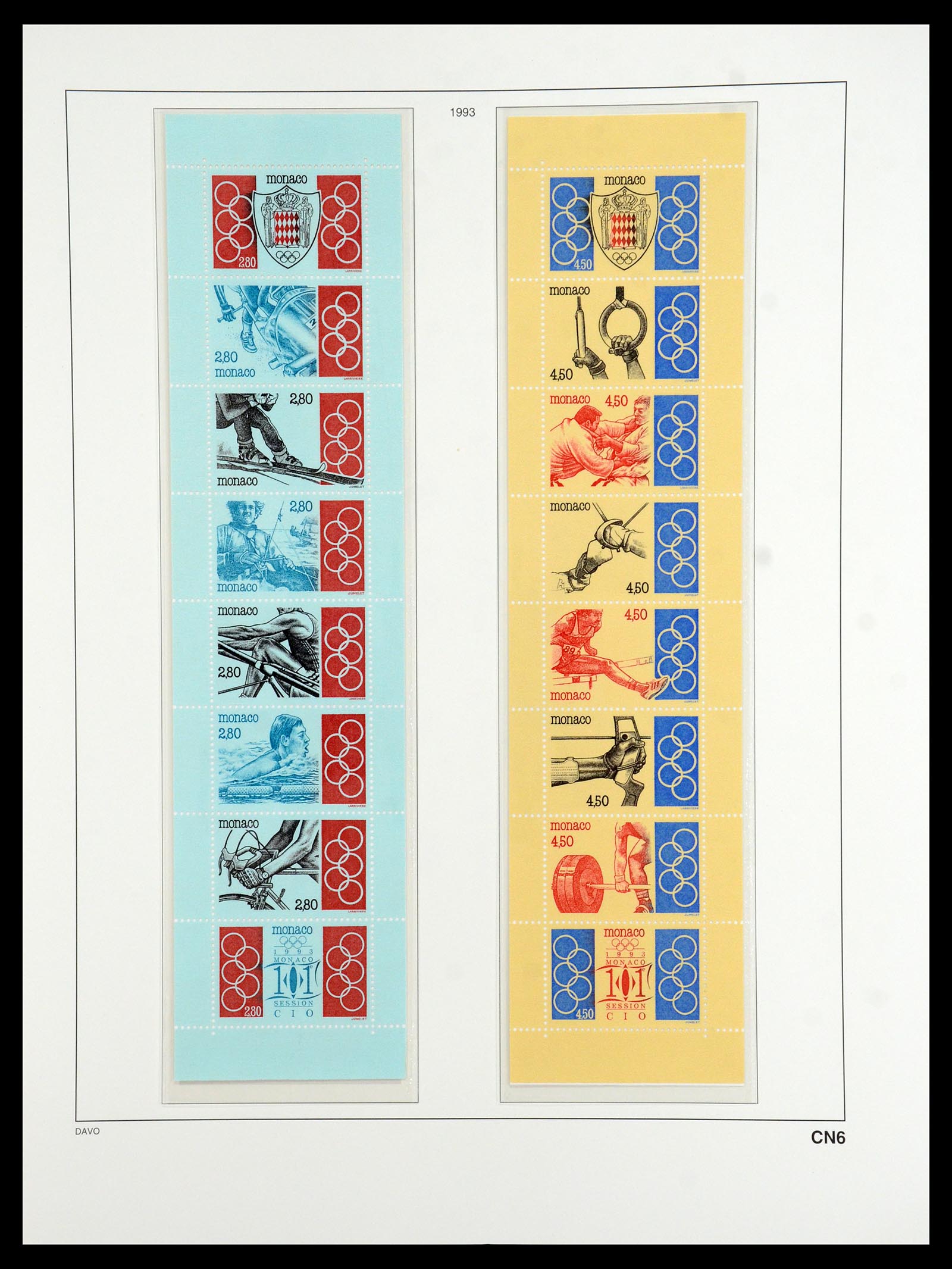 36389 313 - Postzegelverzameling 36389 Monaco 1885-2005.