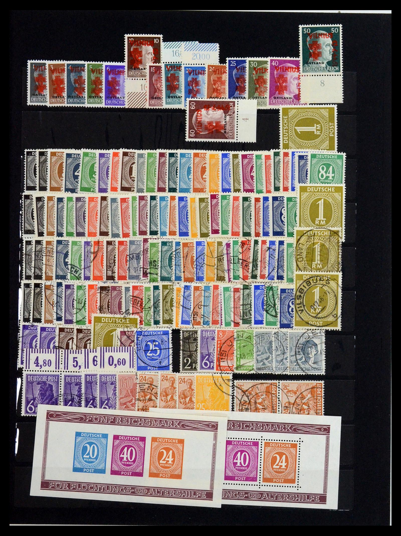36390 005 - Postzegelverzameling 36390 Duitsland 1945-1960.
