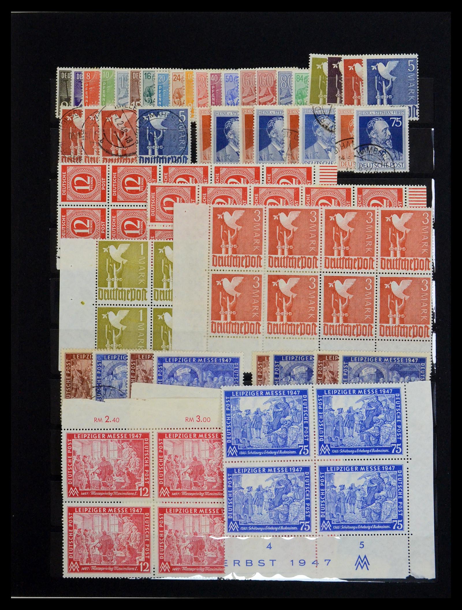 36390 006 - Postzegelverzameling 36390 Duitsland 1945-1960.