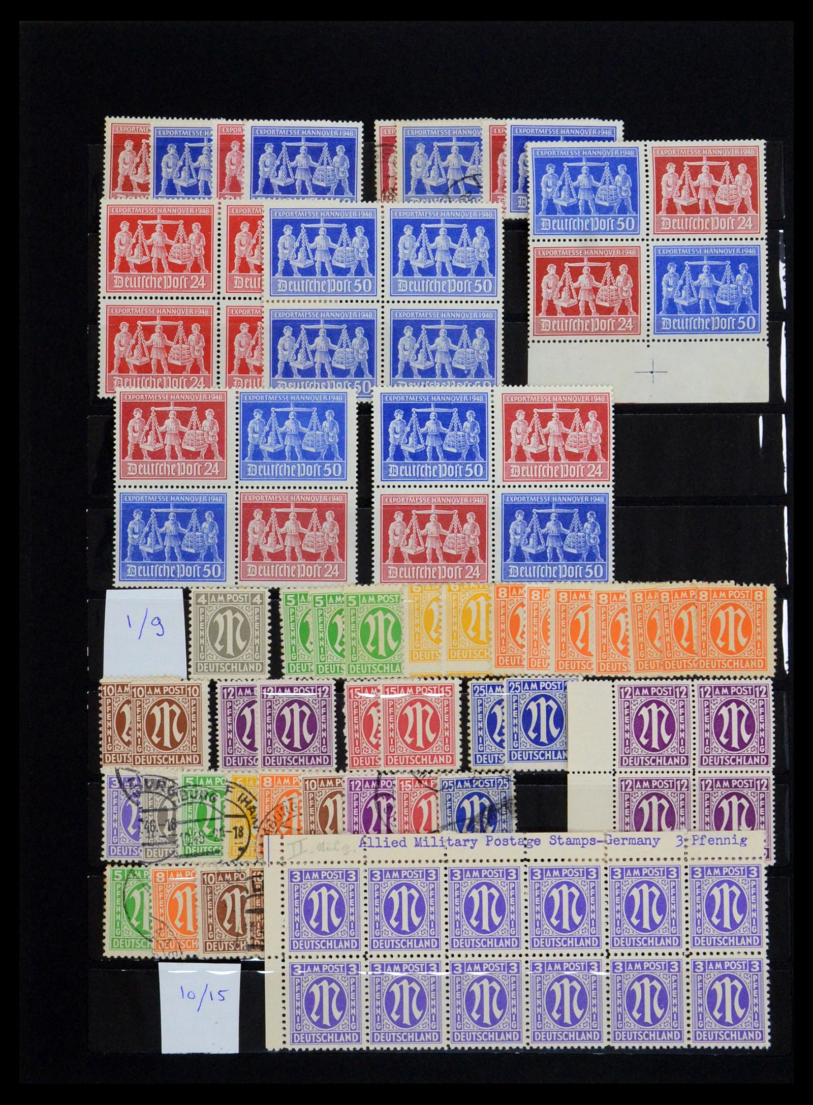 36390 008 - Postzegelverzameling 36390 Duitsland 1945-1960.