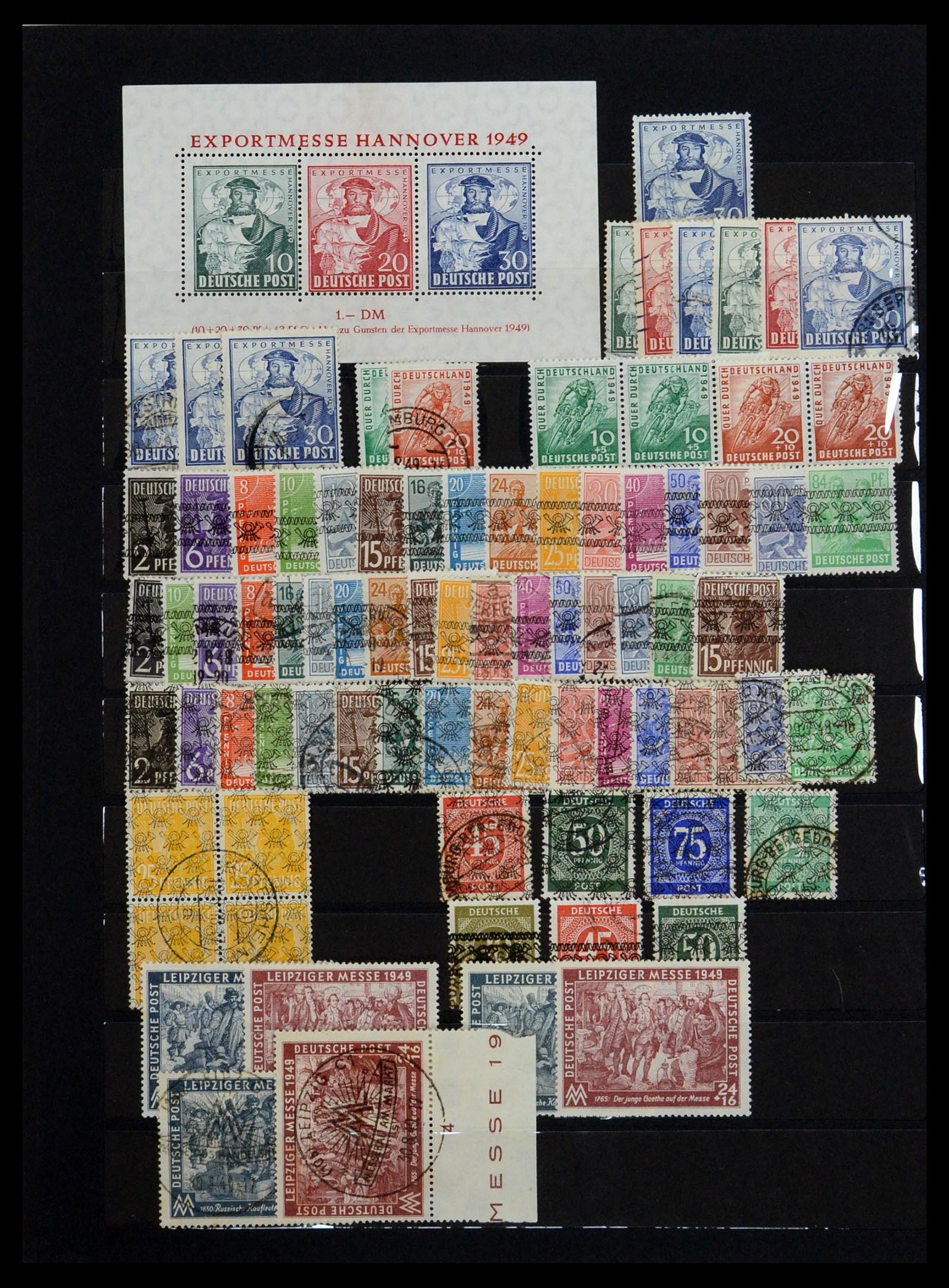 36390 010 - Postzegelverzameling 36390 Duitsland 1945-1960.