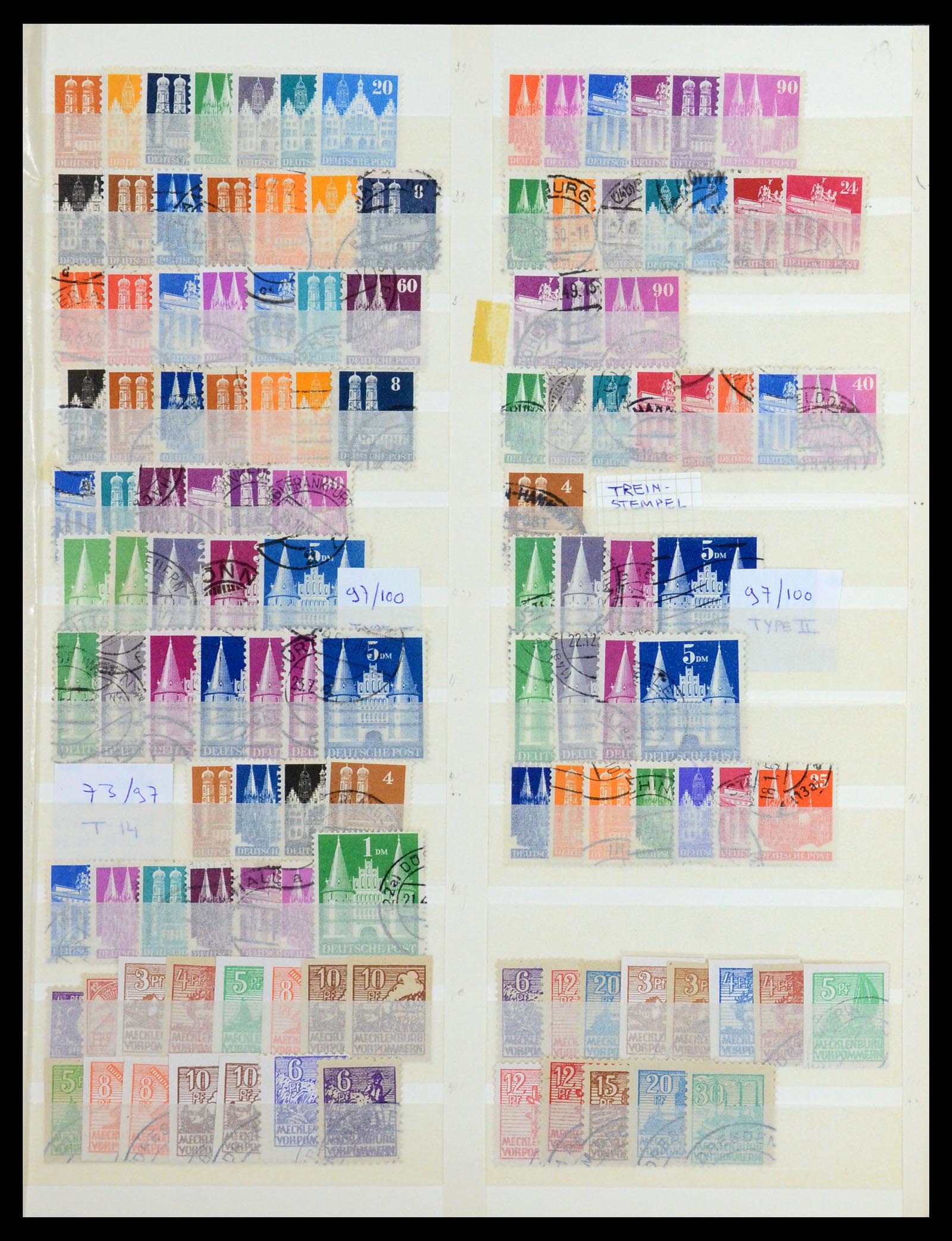 36390 011 - Postzegelverzameling 36390 Duitsland 1945-1960.
