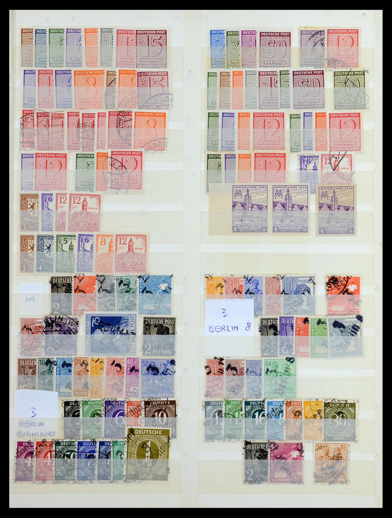 36390 013 - Postzegelverzameling 36390 Duitsland 1945-1960.