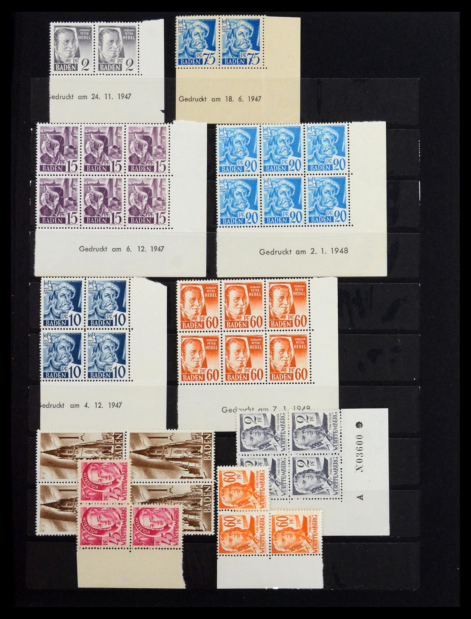36390 017 - Stamp collection 36390 Germany 1945-1960.
