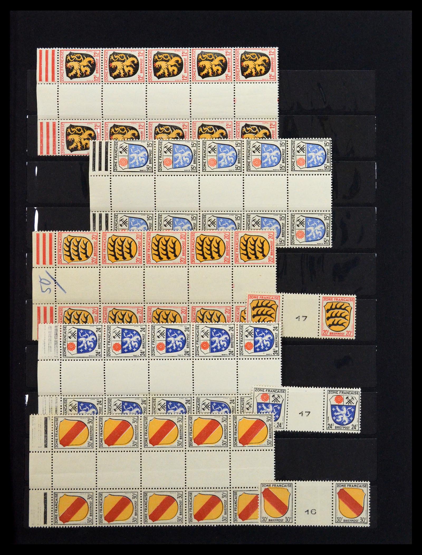 36390 021 - Postzegelverzameling 36390 Duitsland 1945-1960.