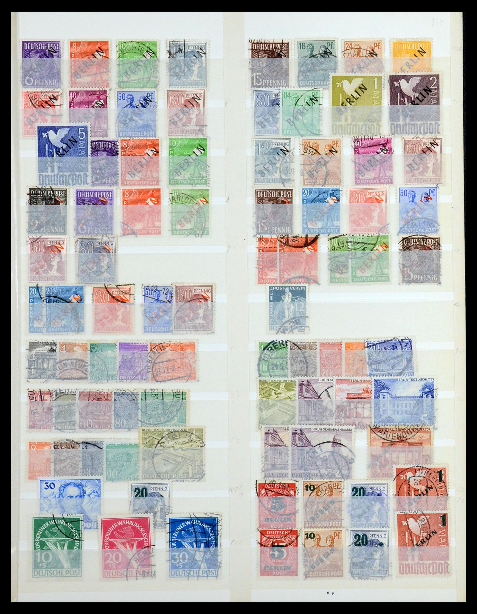 36390 023 - Postzegelverzameling 36390 Duitsland 1945-1960.