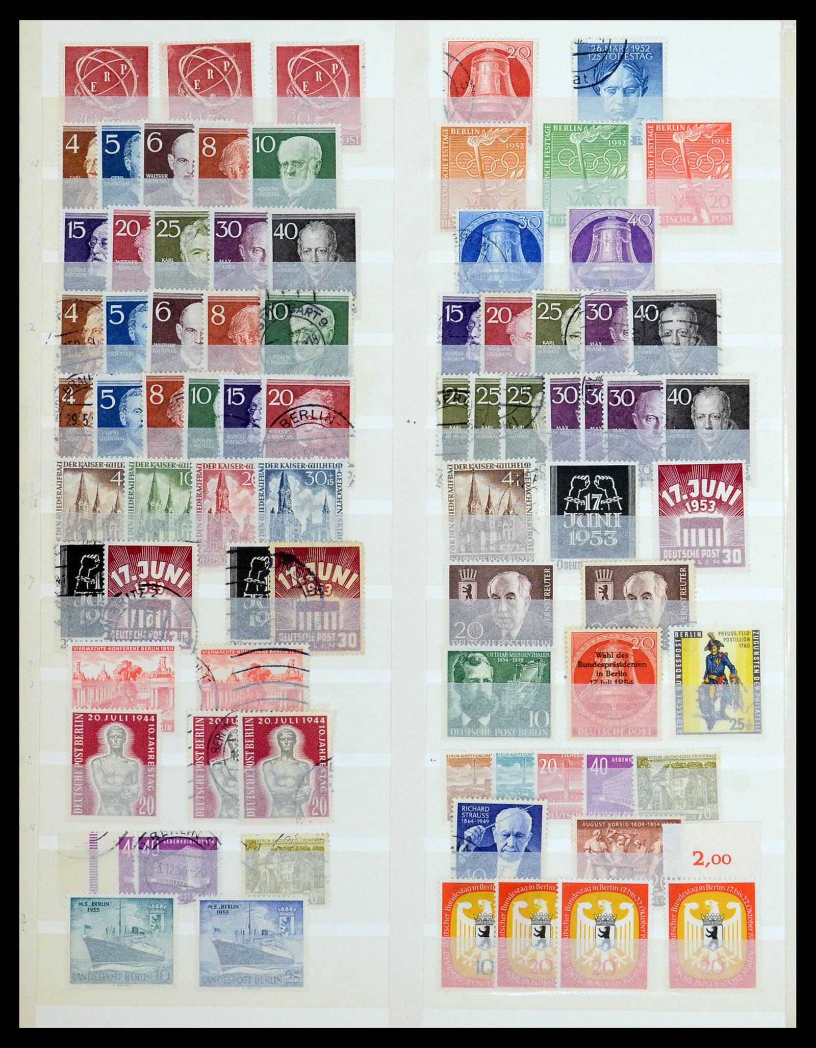 36390 024 - Postzegelverzameling 36390 Duitsland 1945-1960.