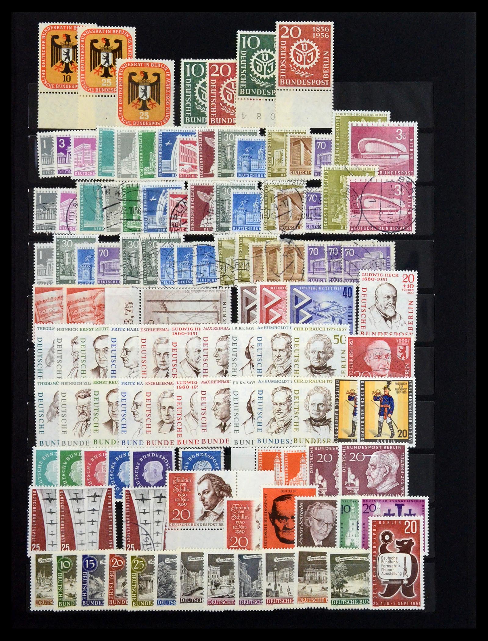 36390 025 - Postzegelverzameling 36390 Duitsland 1945-1960.