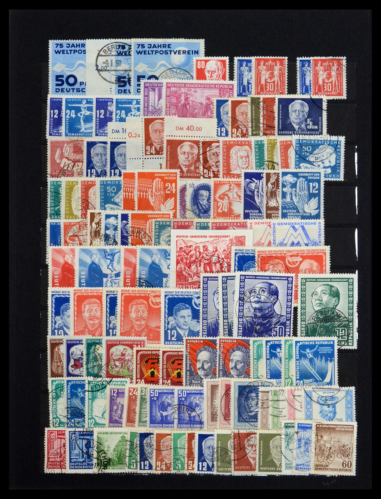 36390 026 - Stamp collection 36390 Germany 1945-1960.