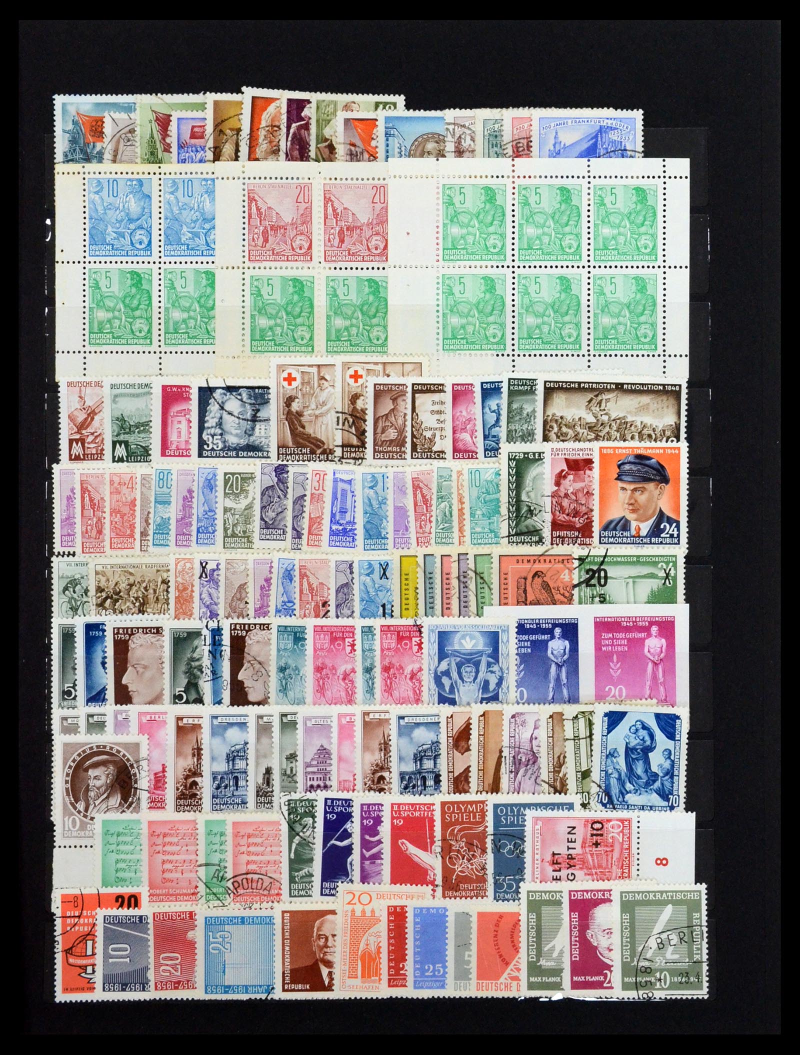 36390 027 - Stamp collection 36390 Germany 1945-1960.