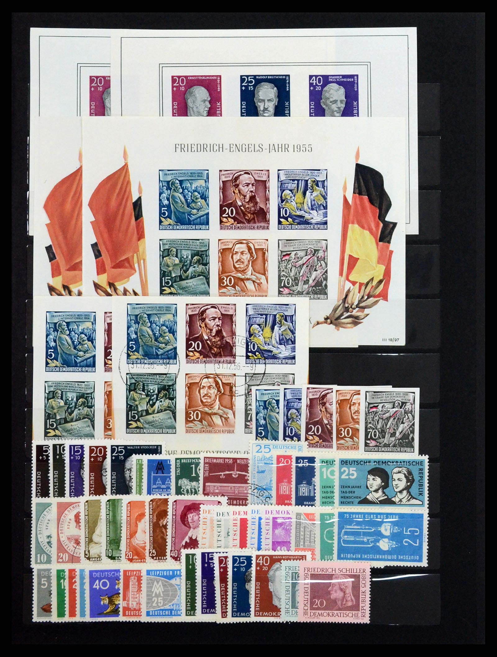 36390 029 - Postzegelverzameling 36390 Duitsland 1945-1960.
