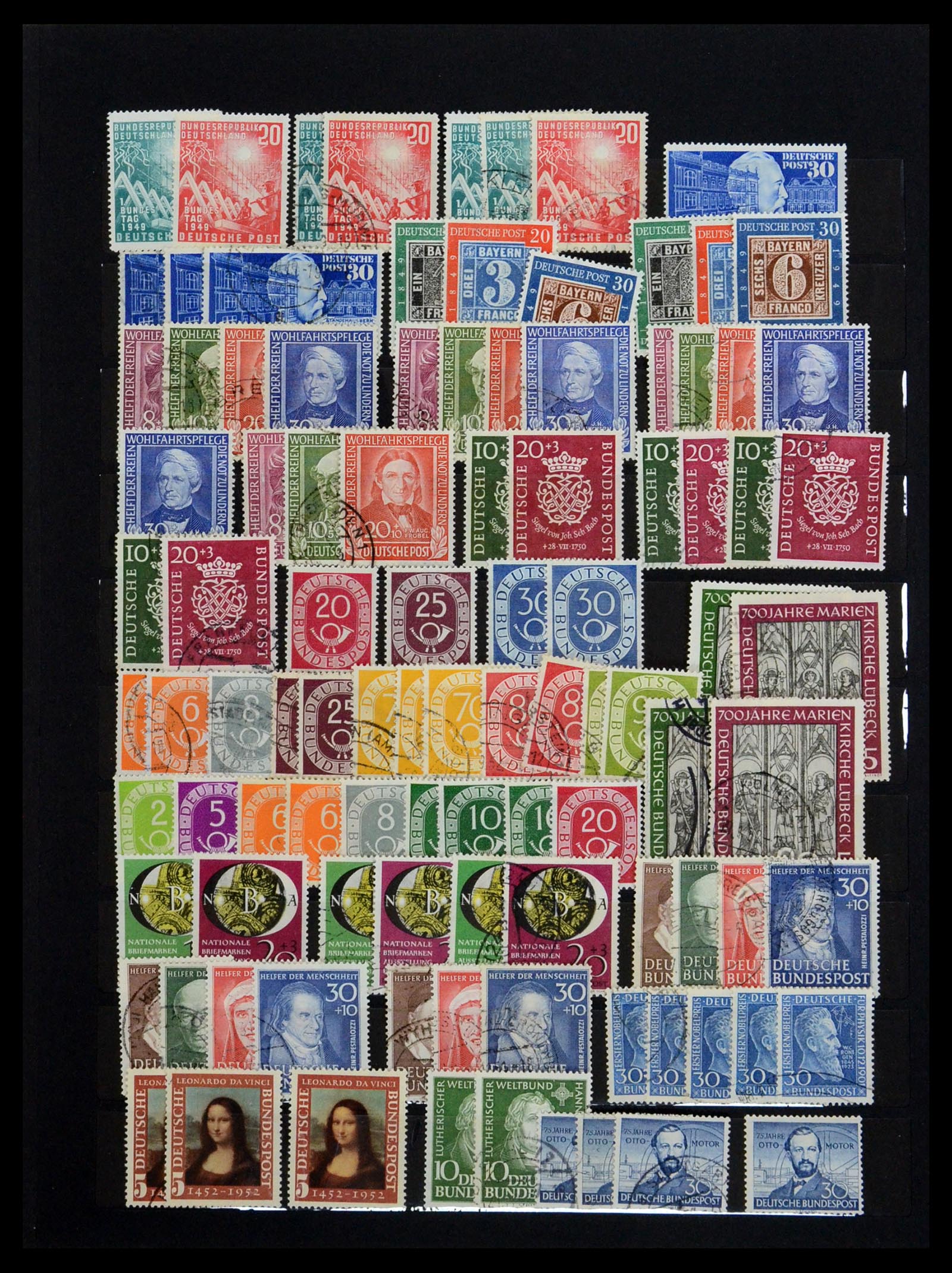 36390 030 - Stamp collection 36390 Germany 1945-1960.