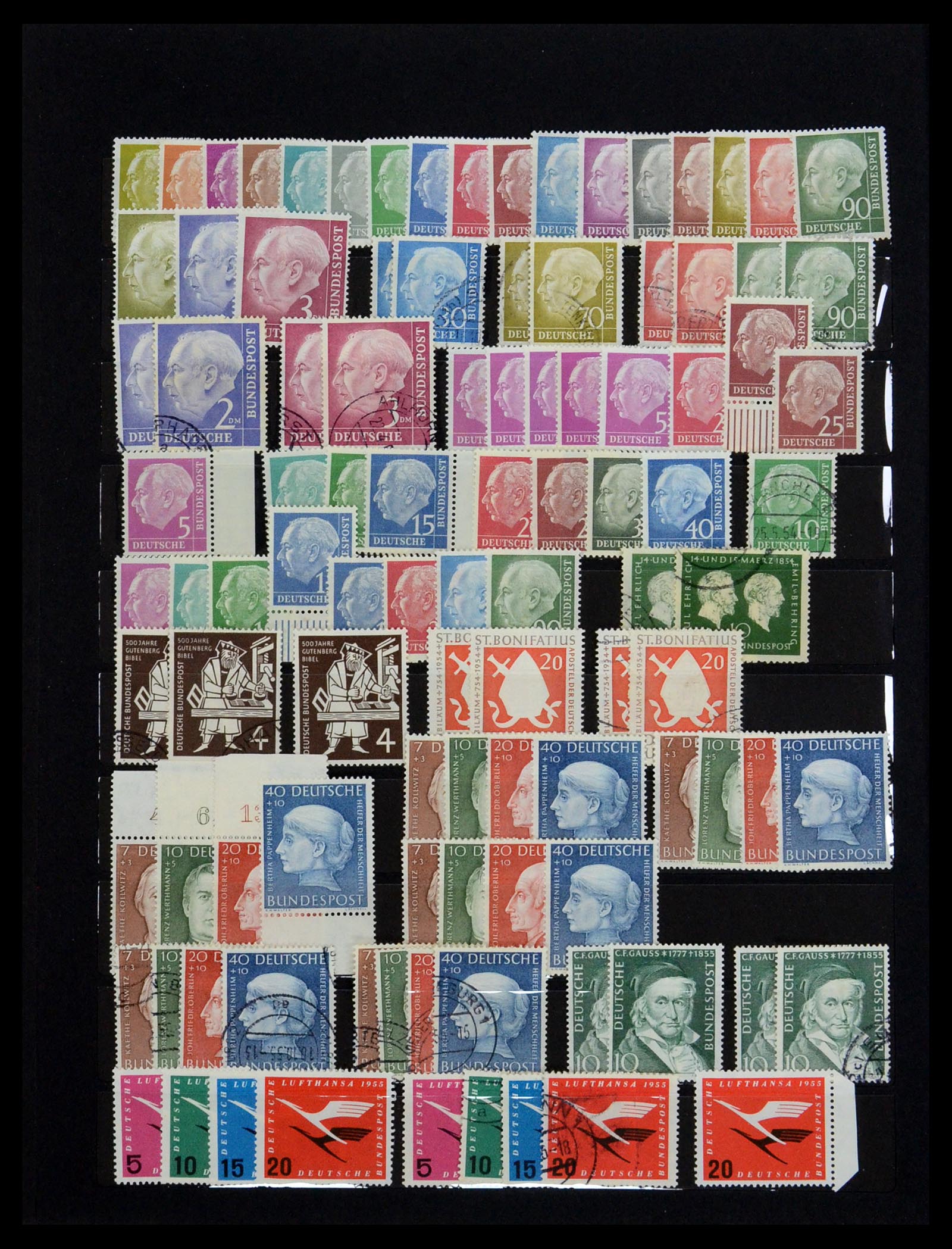 36390 032 - Postzegelverzameling 36390 Duitsland 1945-1960.