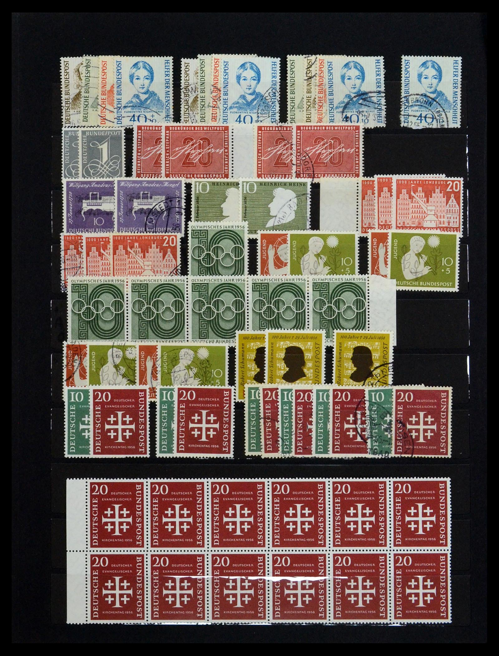 36390 034 - Postzegelverzameling 36390 Duitsland 1945-1960.